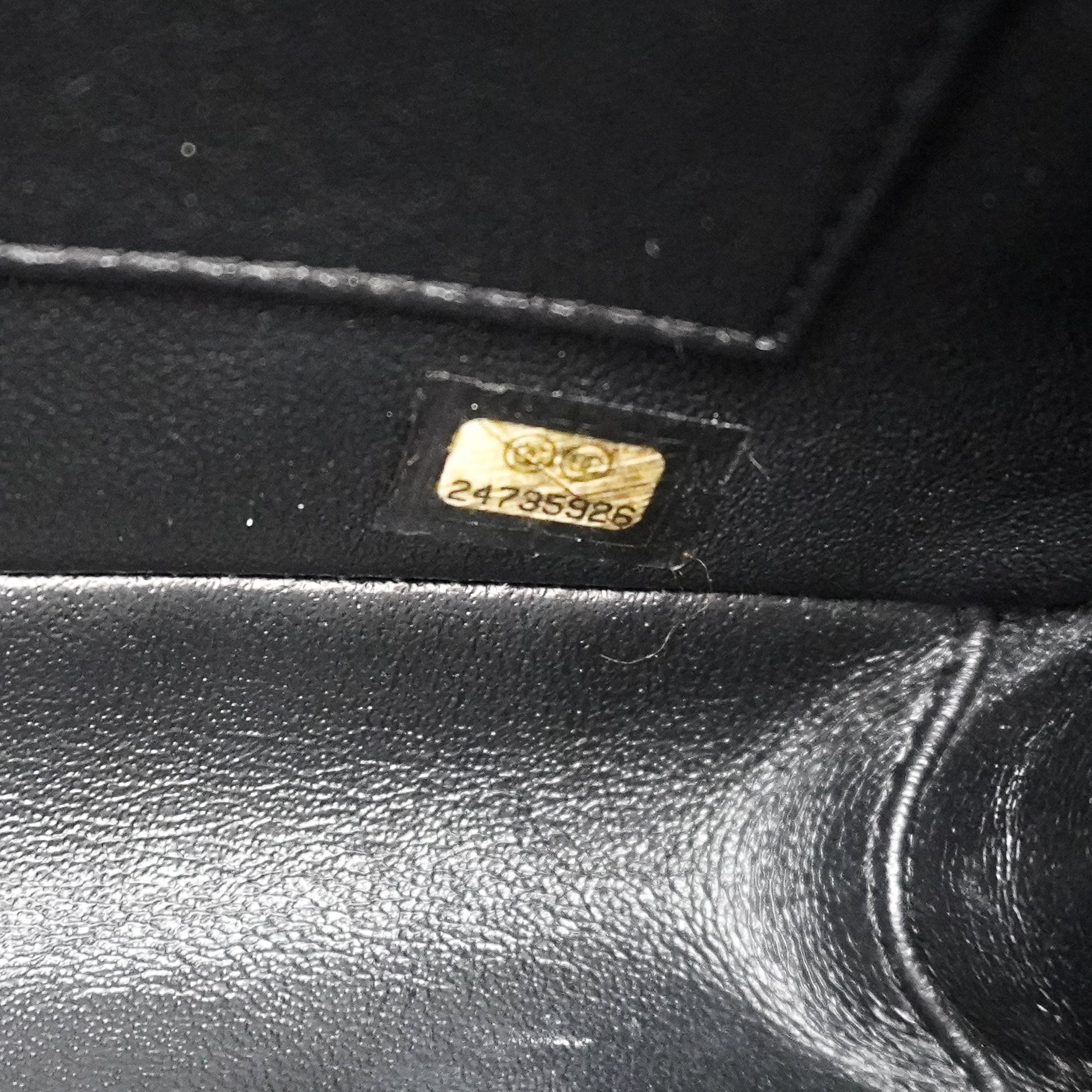 Chanel Chevron Flap Bag Black Lambskin Gold Hardware | Authentic Preloved