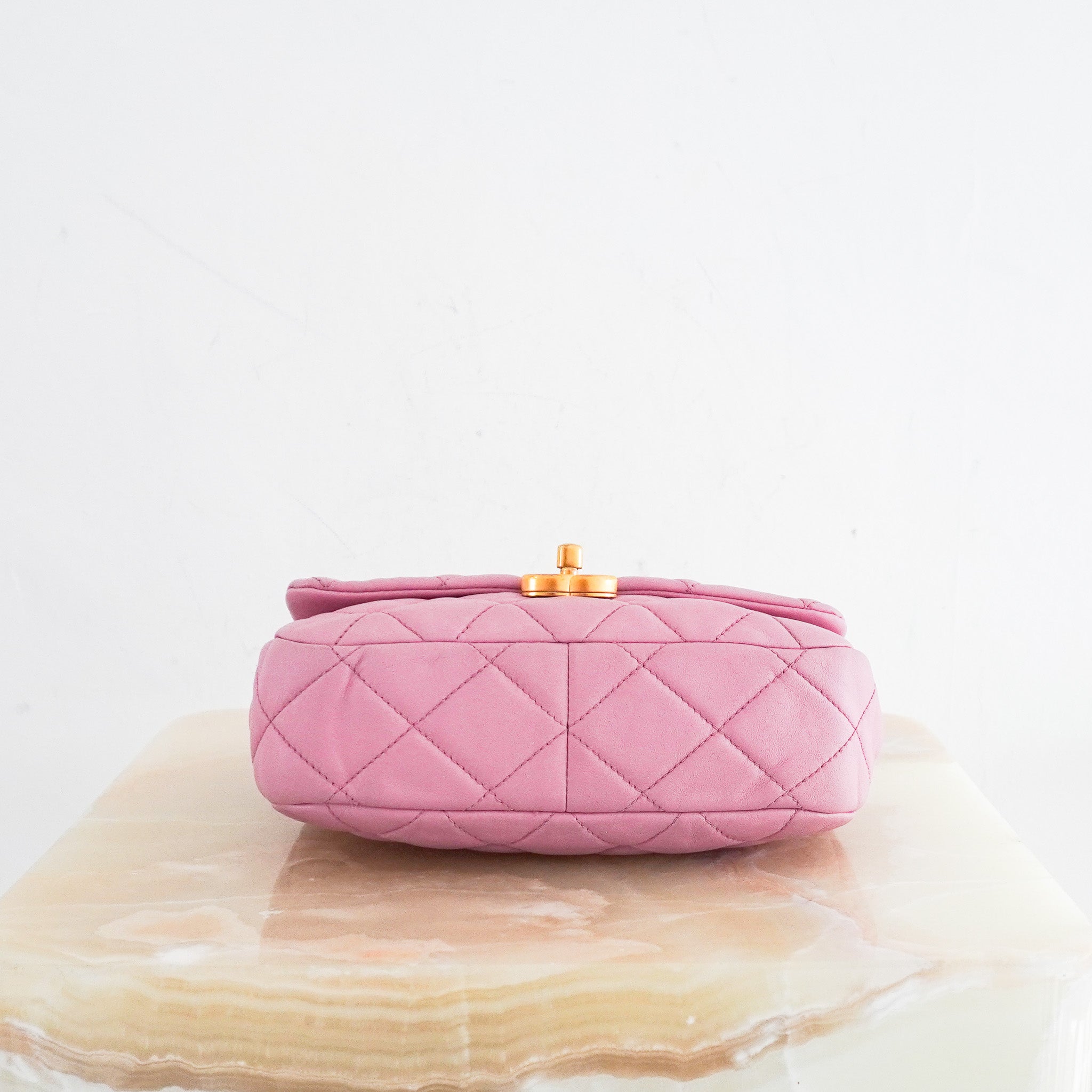 Chanel Small Pink Lambskin Flap Bag RRP £5100 | Authentic Preloved - Reloved Again