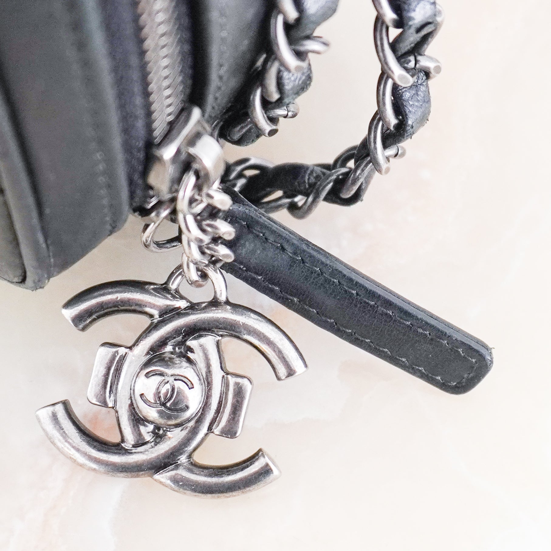 Chanel Cruise 2015 Small Camera Case Bag in Black Lambskin (RRP £2650) | Authentic Preloved