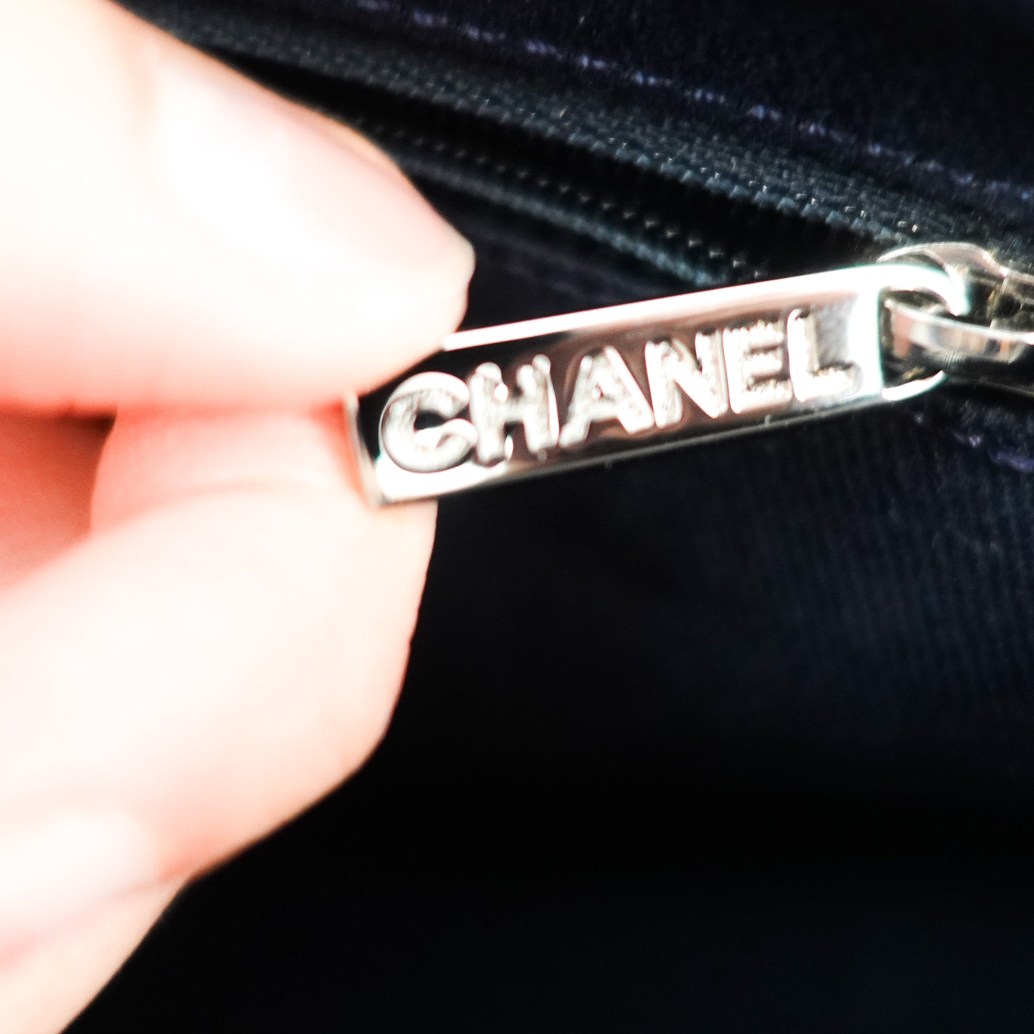 Chanel CC Denim Shopping Tote Bag | Authentic Preloved - Reloved Again