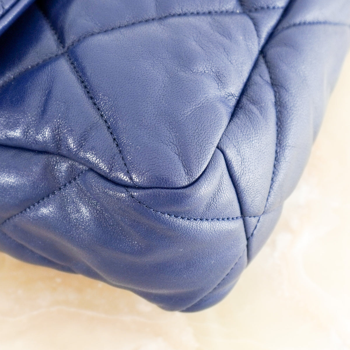 Chanel 19 Flap Bag Lambskin Leather in Marine Blue RRP £4500 | Authentic Preloved