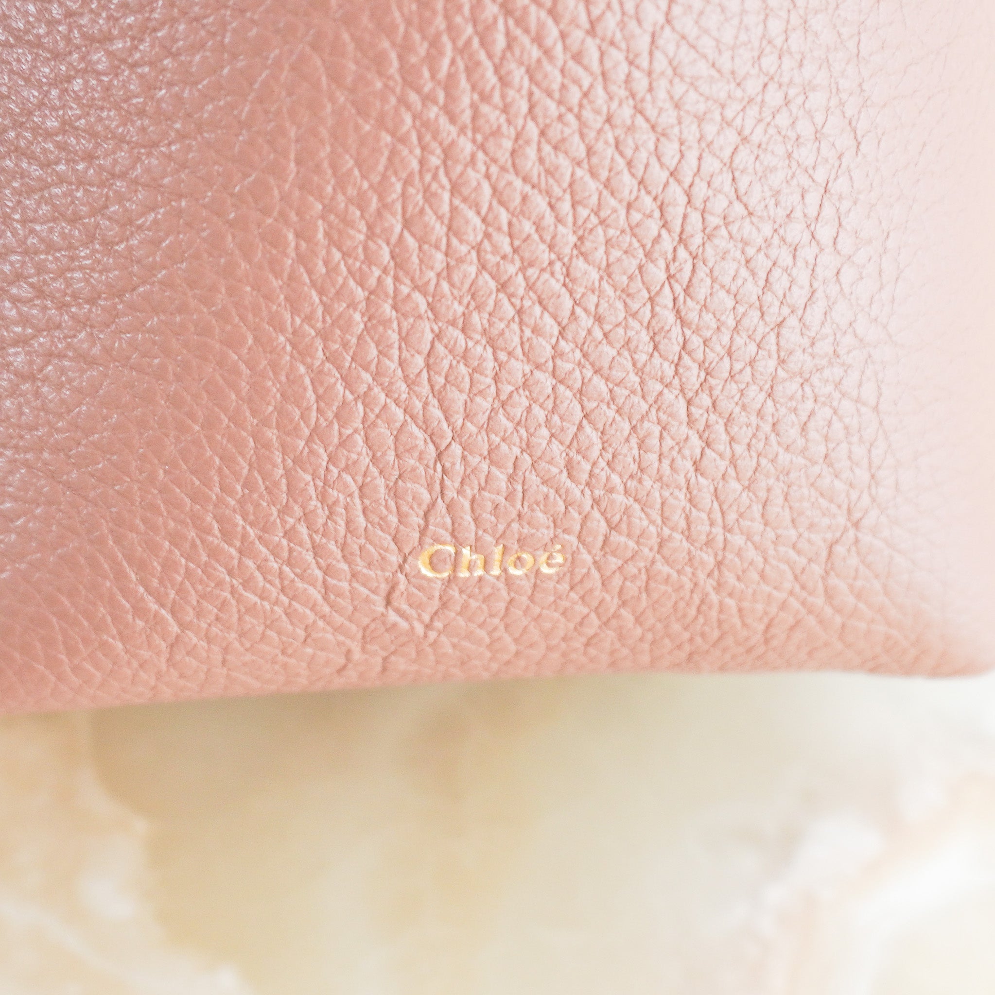 Chloe Marcie Micro Bucket Bag in Wood Rose RRP £1,225 | Authentic Preloved - Reloved Again