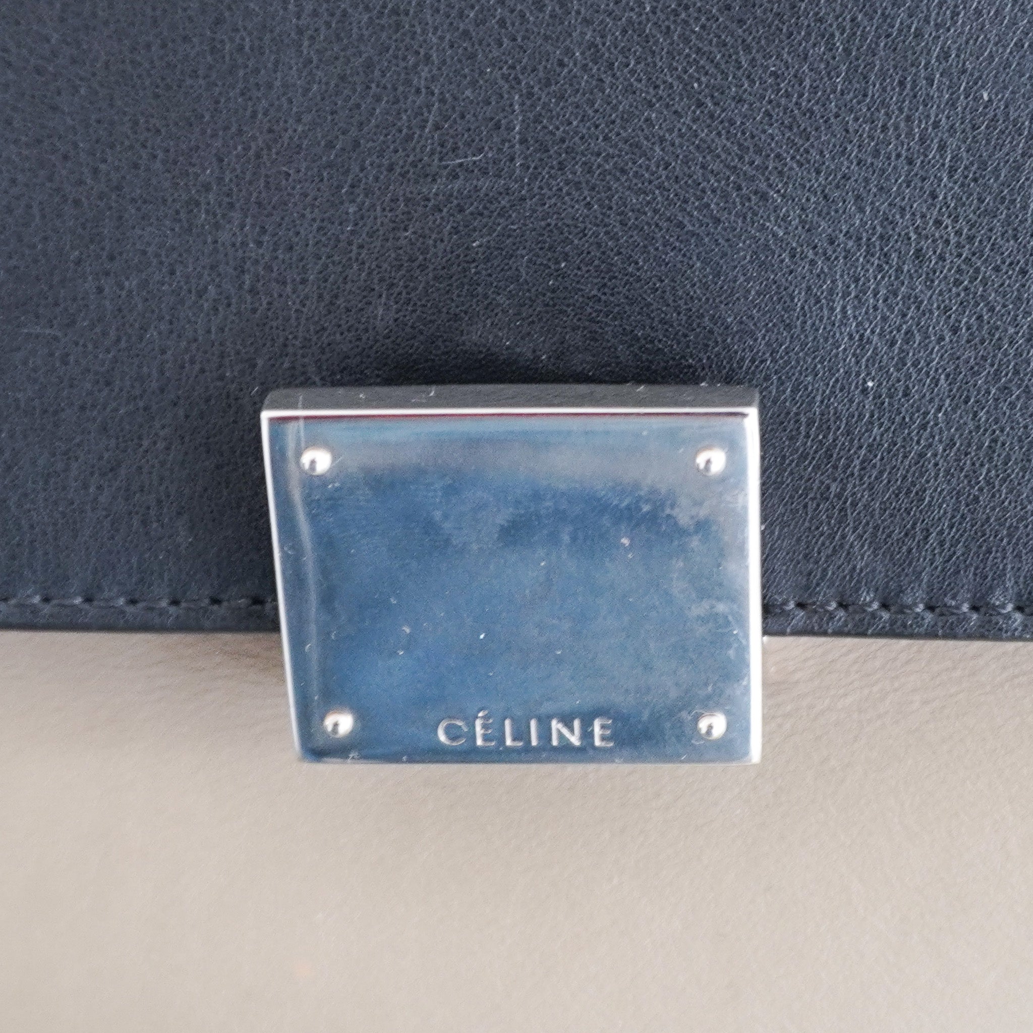 Celine Trapeze Tri-Colour Leather Top Handle Bag (RRP £2100) | Authentic Preloved