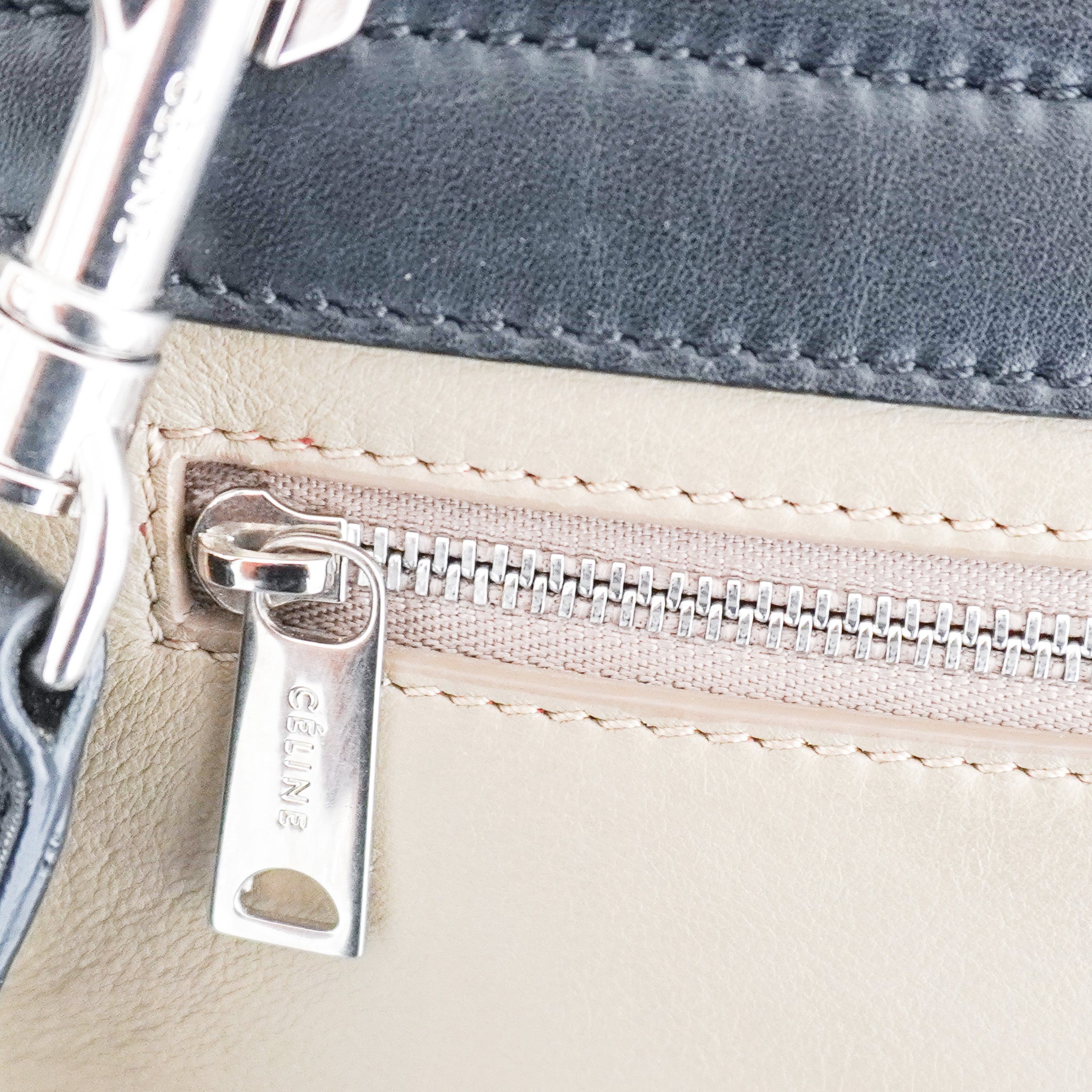 Celine Trapeze Tri-Colour Leather Top Handle Bag (RRP £2100) | Authentic Preloved