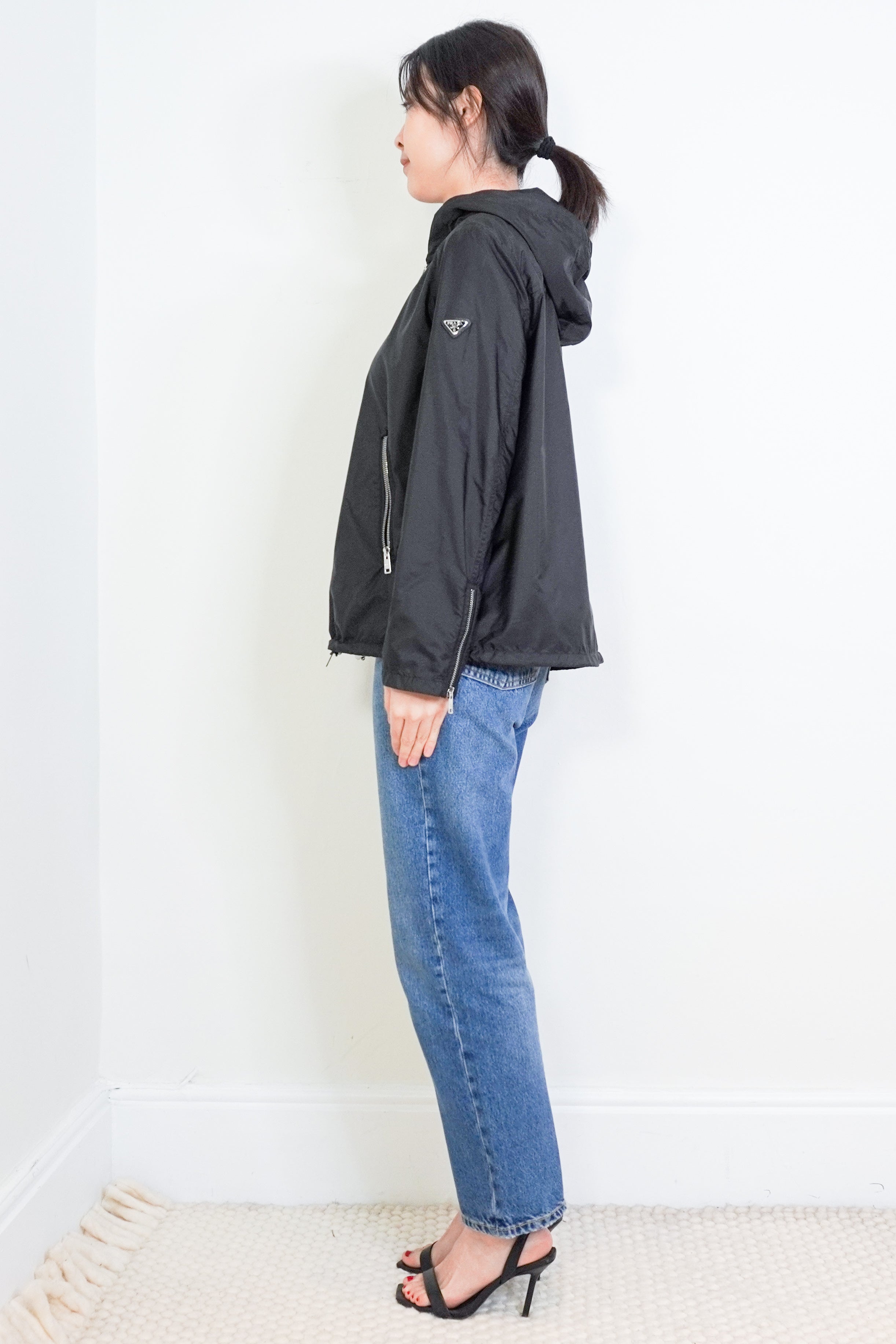 Prada Black Track Jacket RRP £1150 | Authentic Preloved