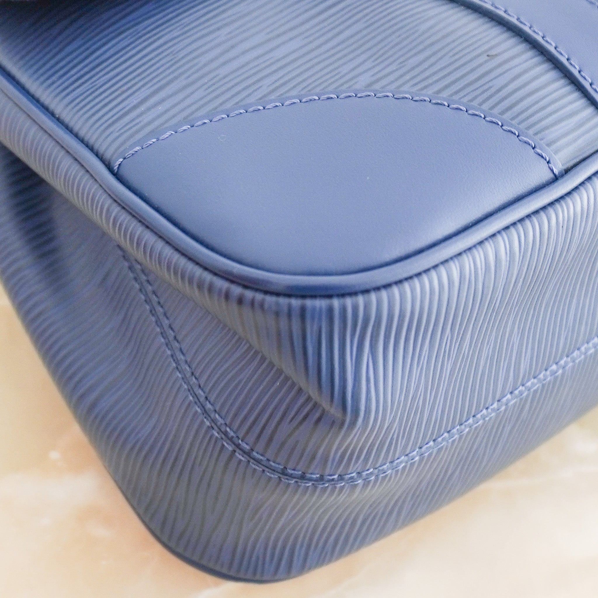 Louis Vuitton Blue Epsi Segur Bag RRP £1050 | Authentic Preloved