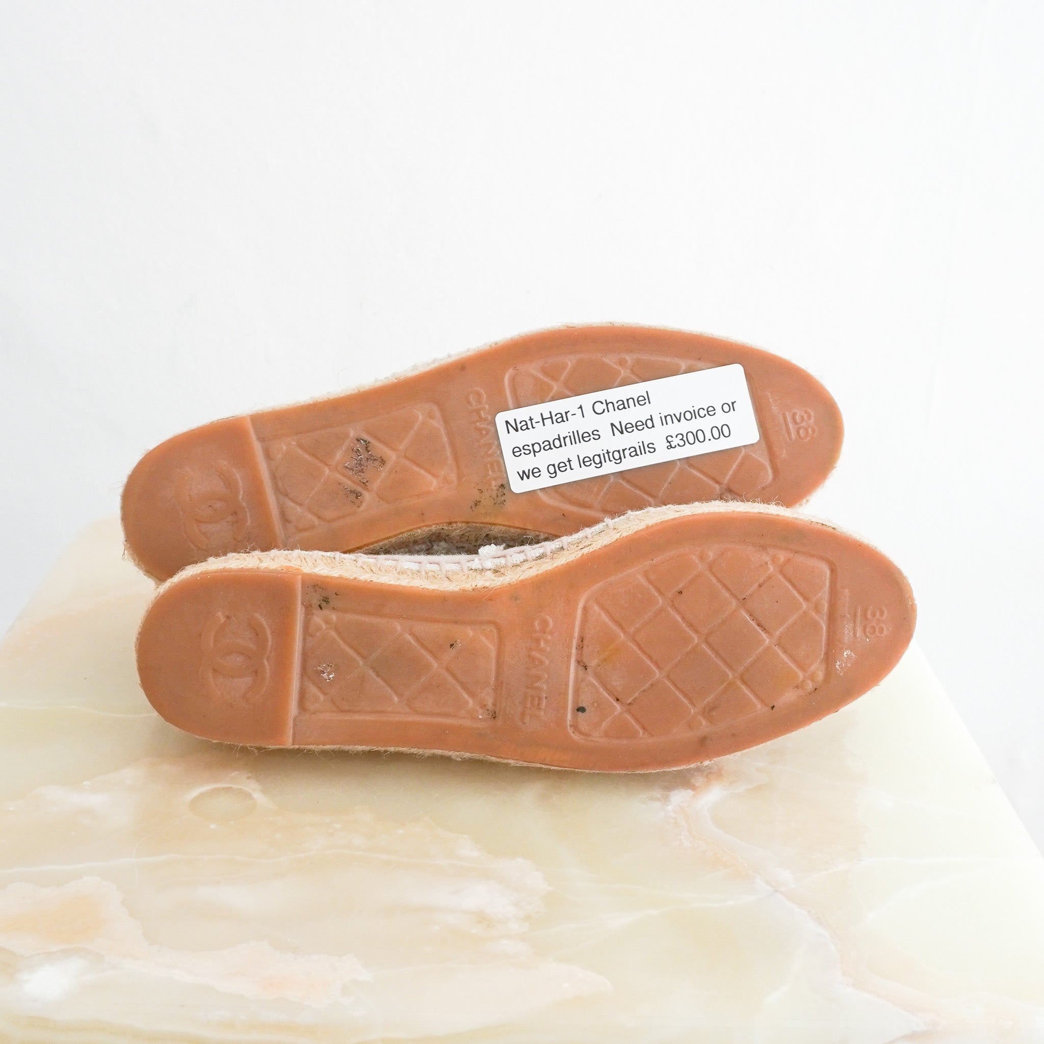 Chanel Canvas CC Espadrilles (RRP £750) | Authentic Preloved