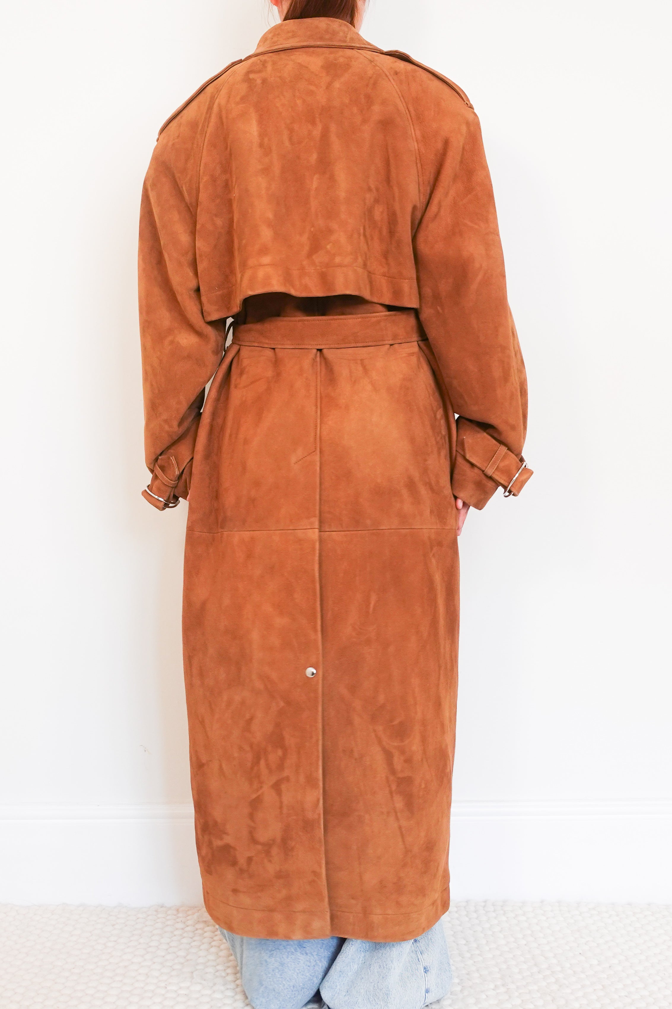 Raey suede trenchcoat RRP £1800