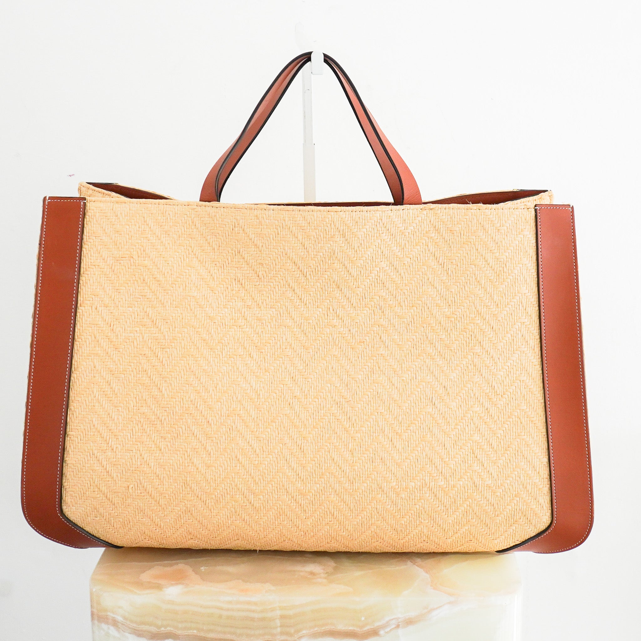 Valentino Supervee Raffia Tote RRP £1200 | Authentic Preloved