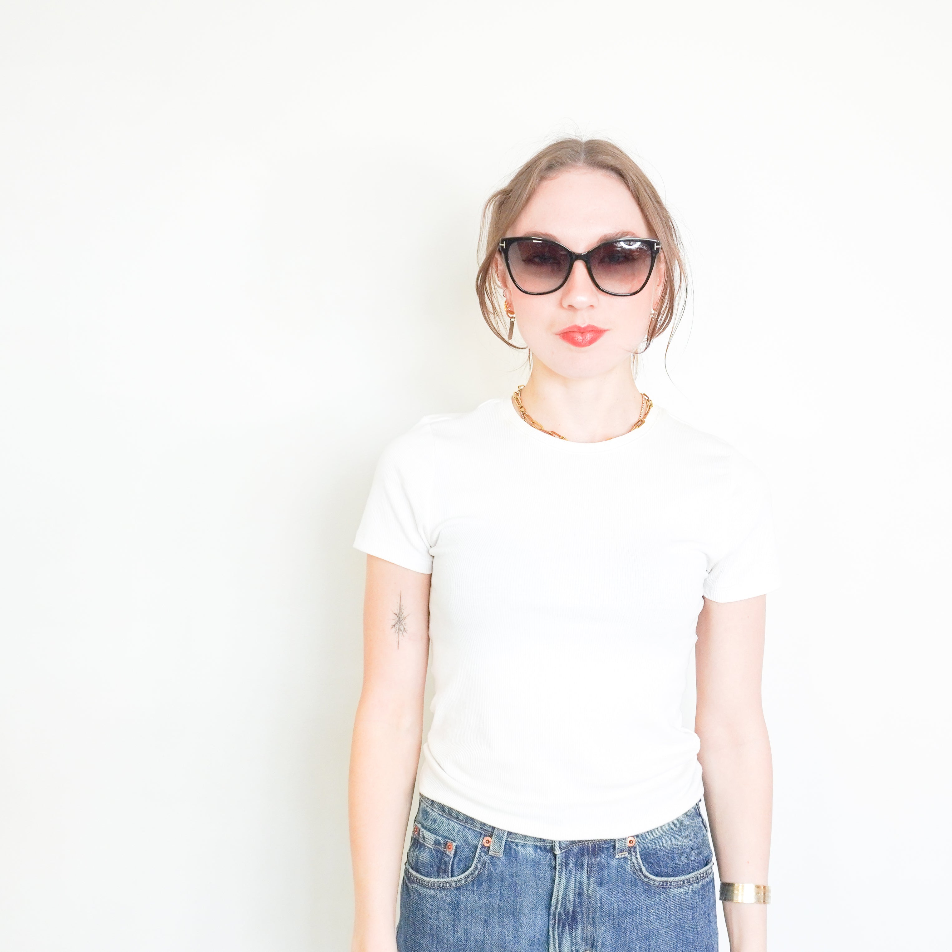 Tom Ford Black Ani Sunglasses TF844 (RRP £250) | Authentic Preloved FINAL SALE