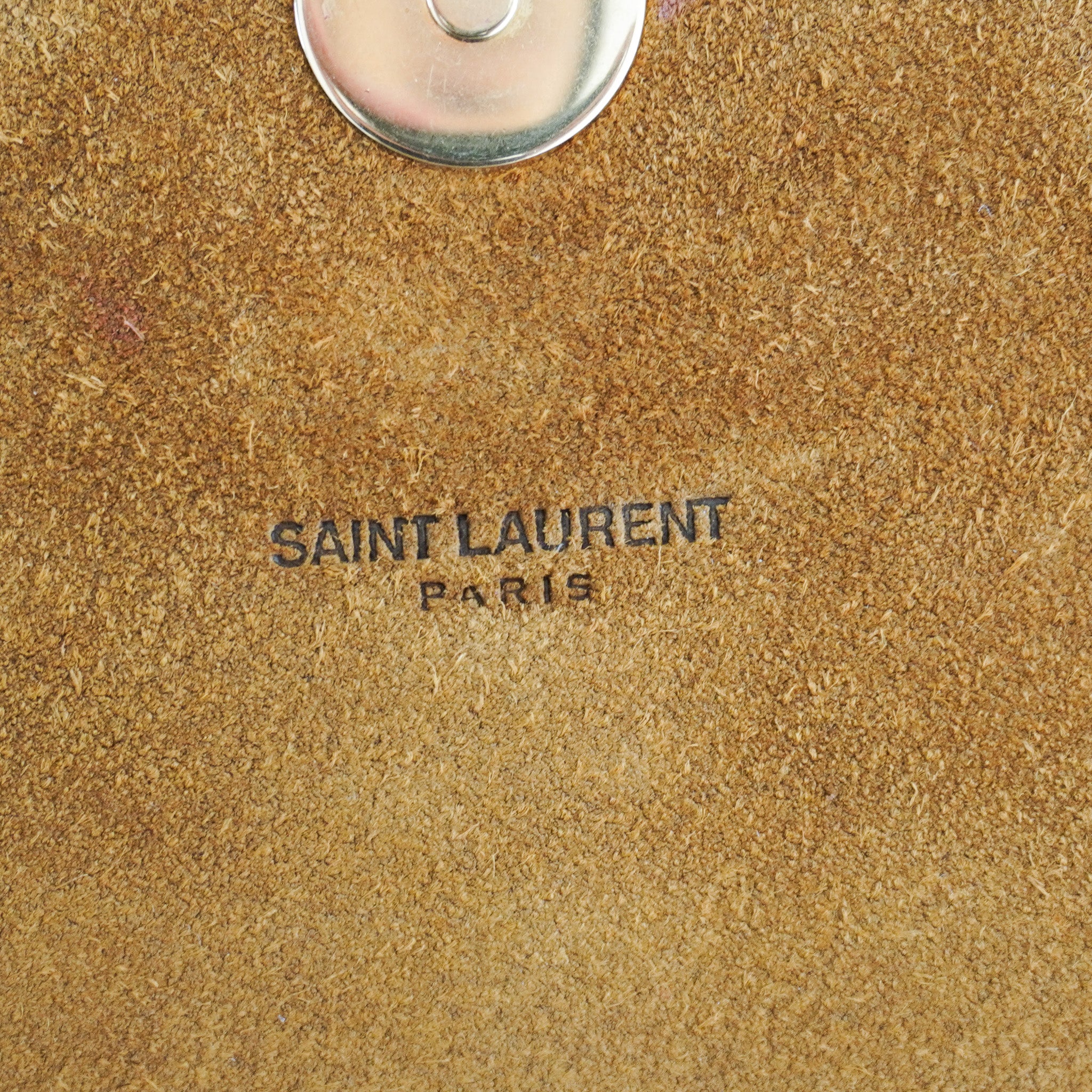 Saint Laurent Brown Suede Fringe Crossbody Bag | Authentic Preloved