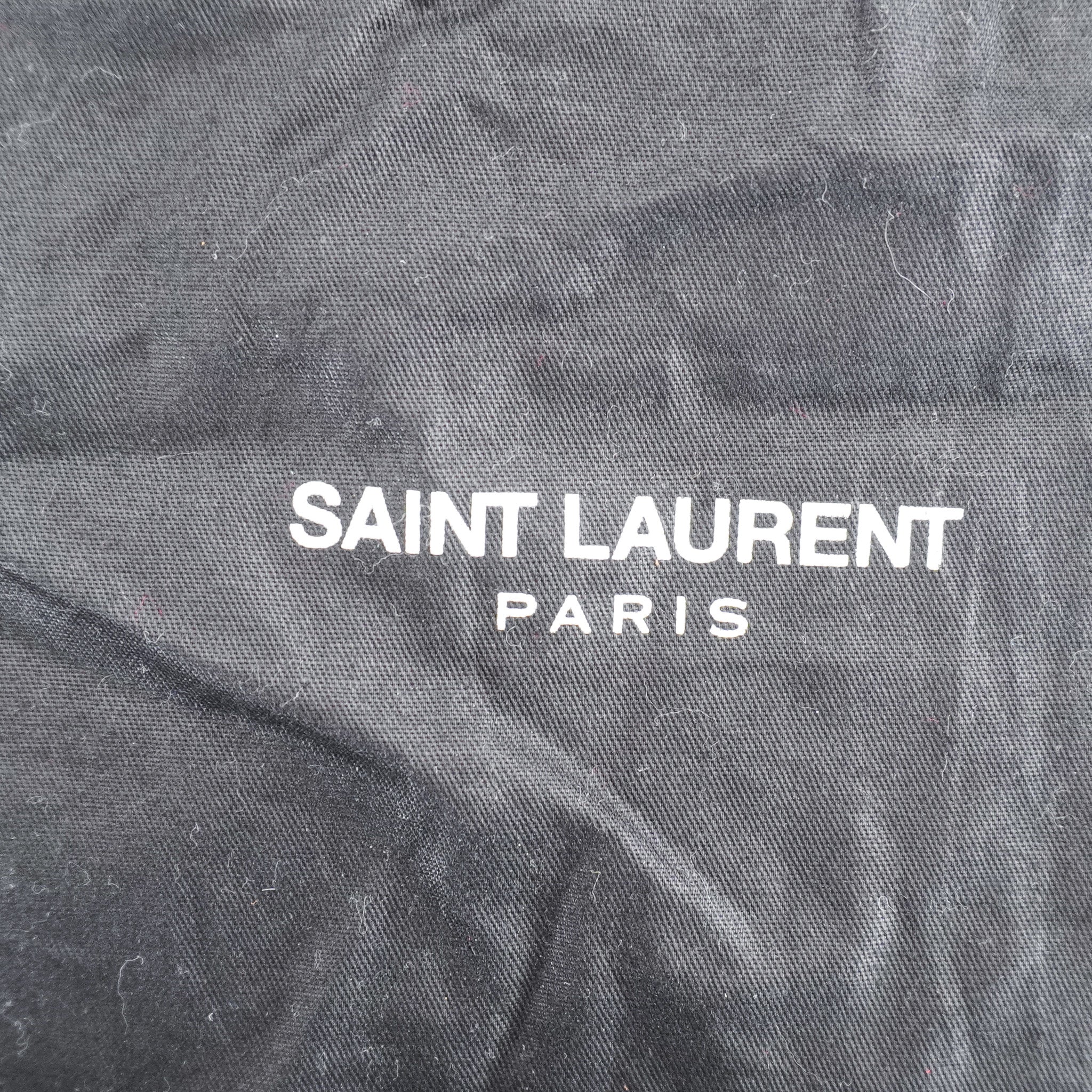 Saint Laurent Brown Suede Fringe Crossbody Bag | Authentic Preloved