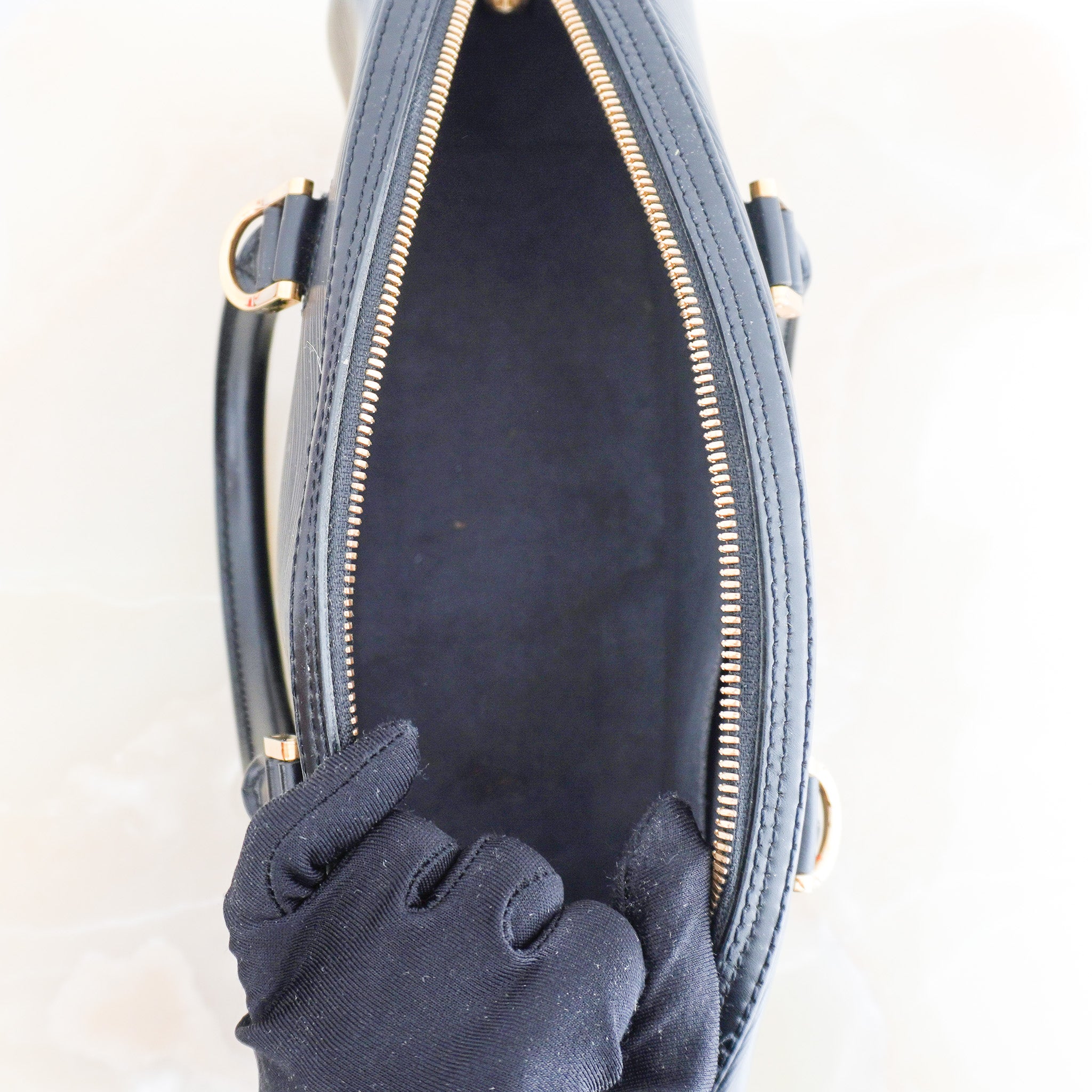 Louis Vuitton Black Epi Jasmine Bag RRP £1050 | Authentic Preloved