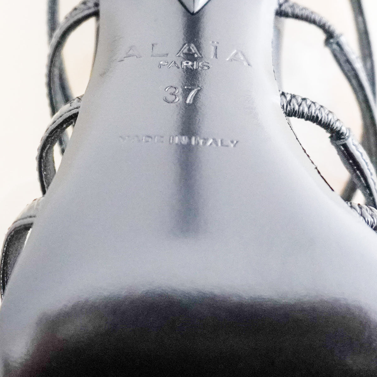 Alaia Black Multistrap Heeled Sandals RRP £920 | Preloved Authentic - Reloved Again