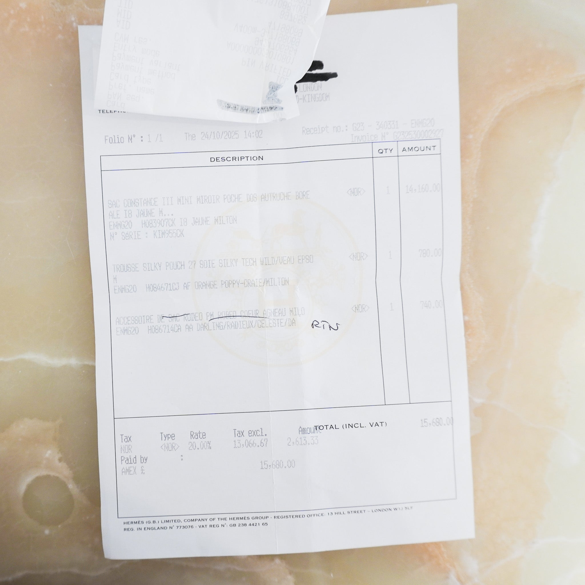 NEW Hermes Constance 18 Mini Ostrich Jaune Milton Palladium Hardware Bag | Authentic Preloved - Reloved Again