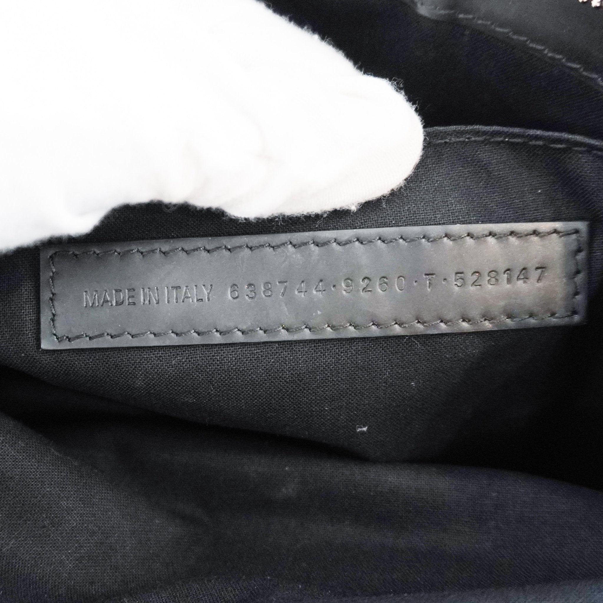 Balenciaga Canvas and Leather Clutch RRP £730 | Authentic Preloved - Reloved Again