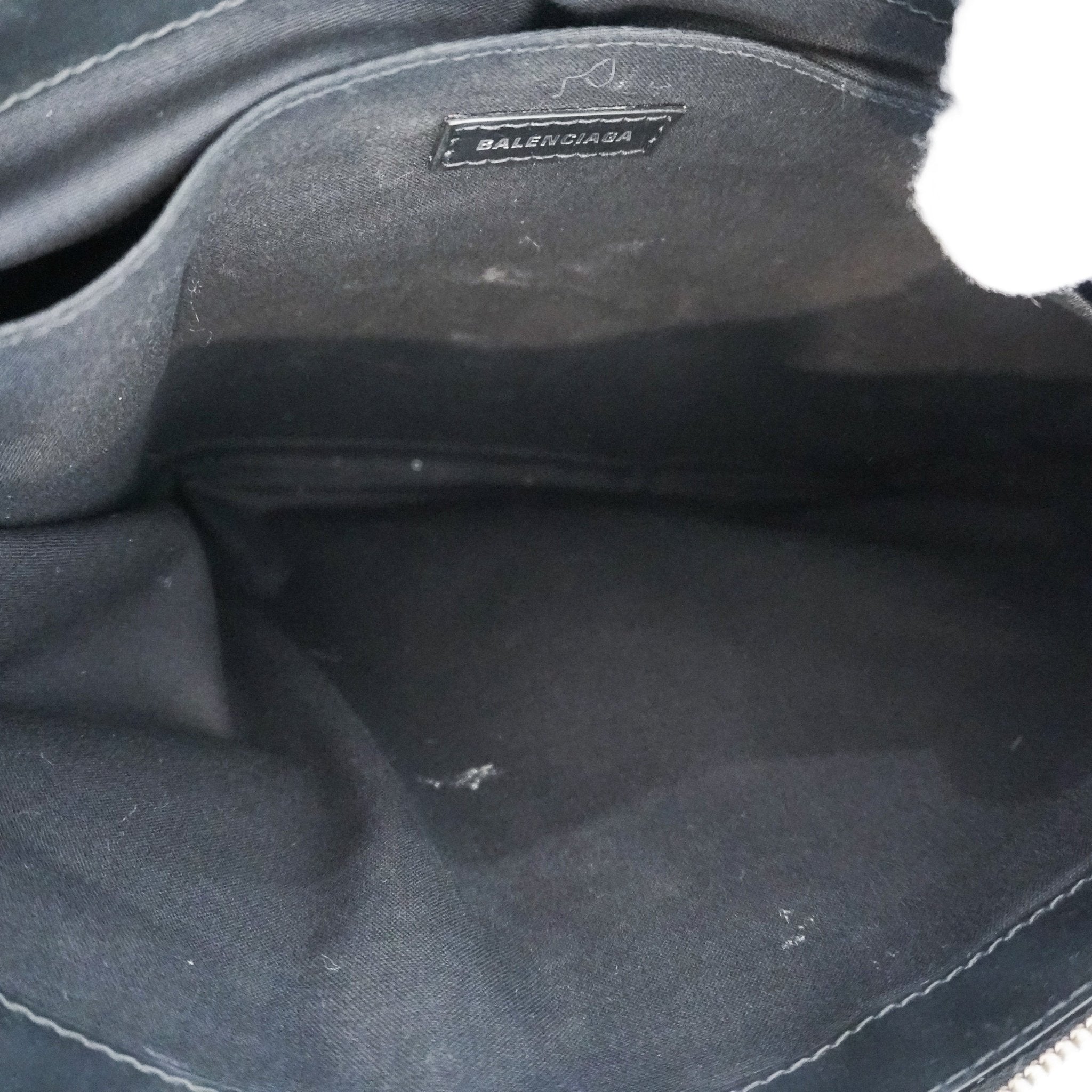 Balenciaga Canvas and Leather Clutch RRP £730 | Authentic Preloved - Reloved Again