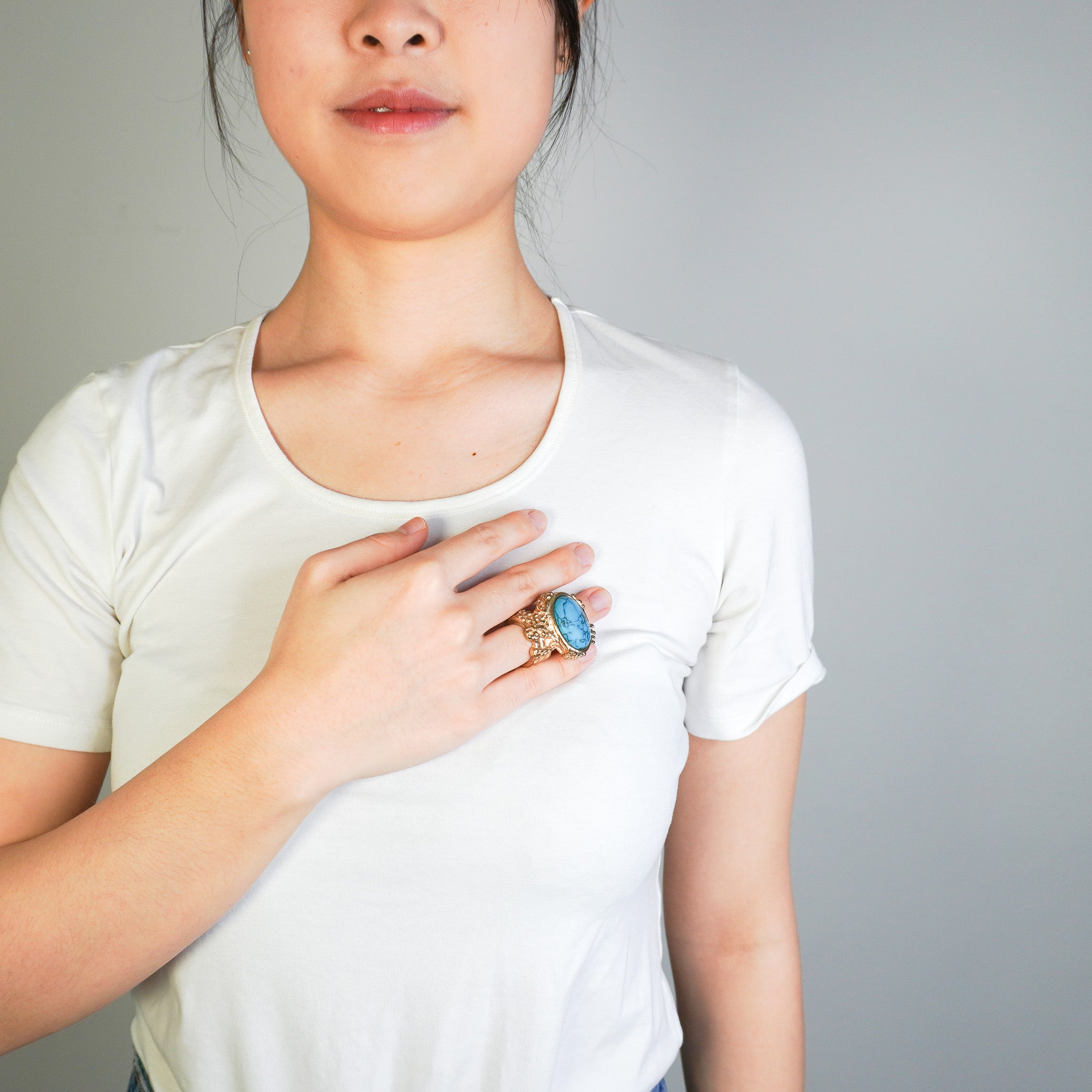 Saint Laurent Vintage Arty Ring in Gold | Authentic Preloved FINAL SALE