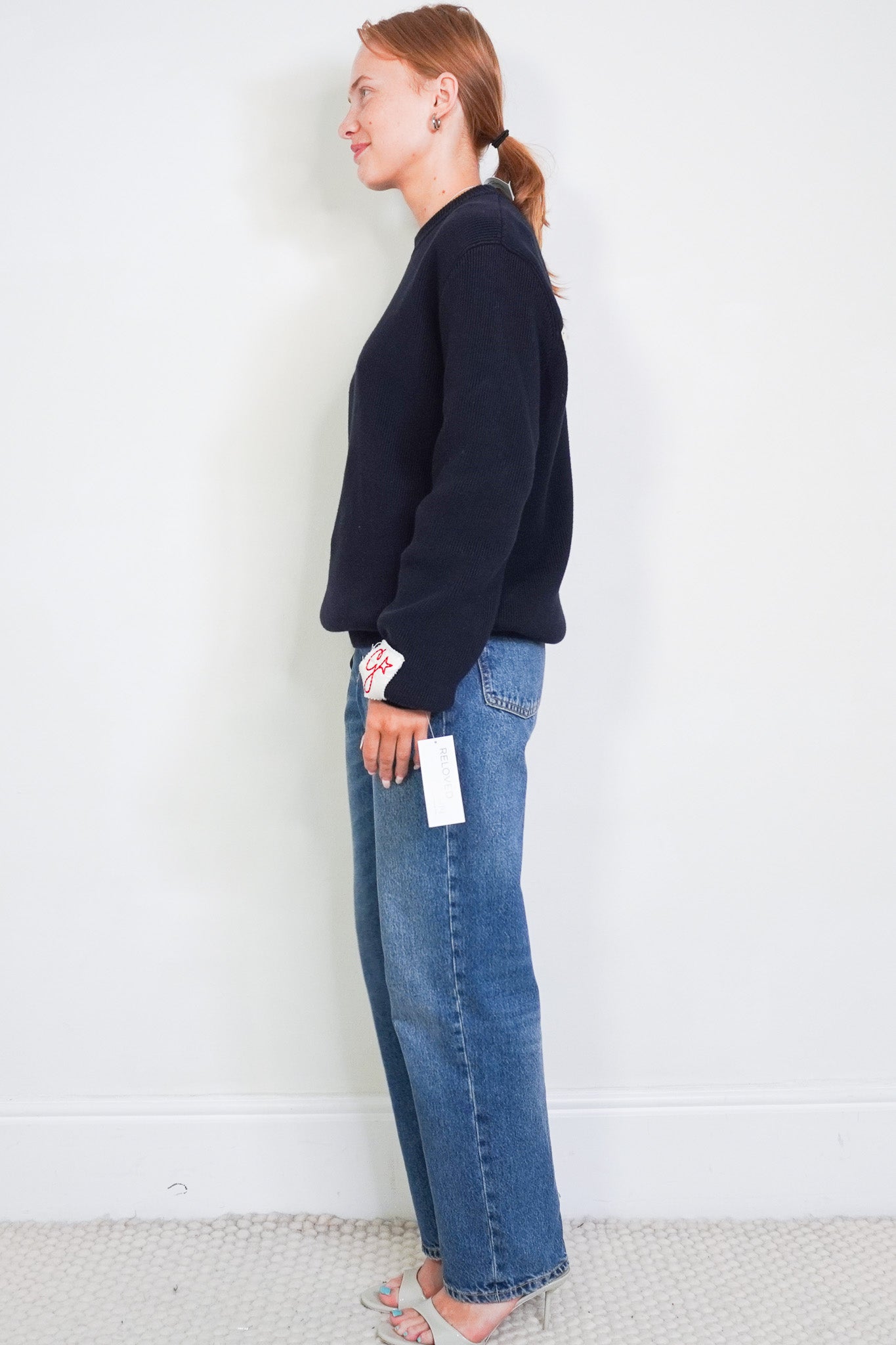 Golden Goose Round Neck Sweater Dark Navy (RRP £495) | Authentic Preloved