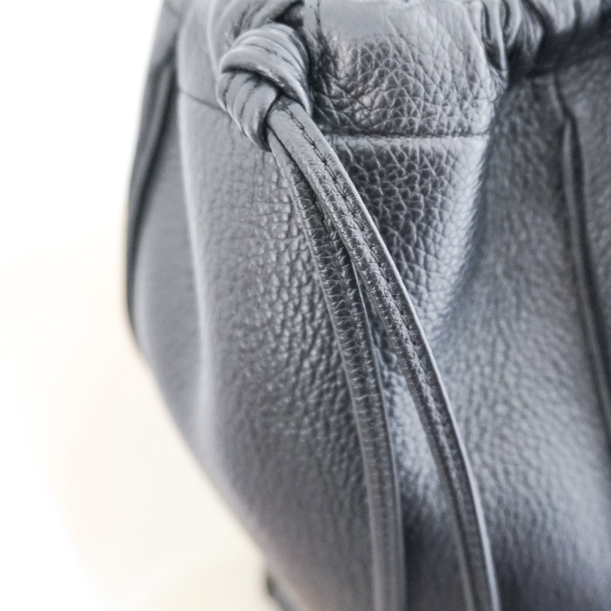 Celine Cuir Triomphe Cabas Drawstring Tote Bag in Grained Calfskin (RRP £2200) | Authentic Preloved