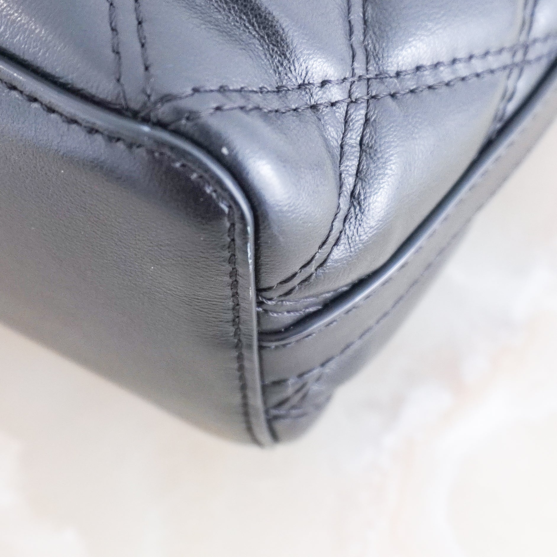 Mulberry Black Bayswater Mini Quilted Backpack (RRP £695) | Authentic Preloved