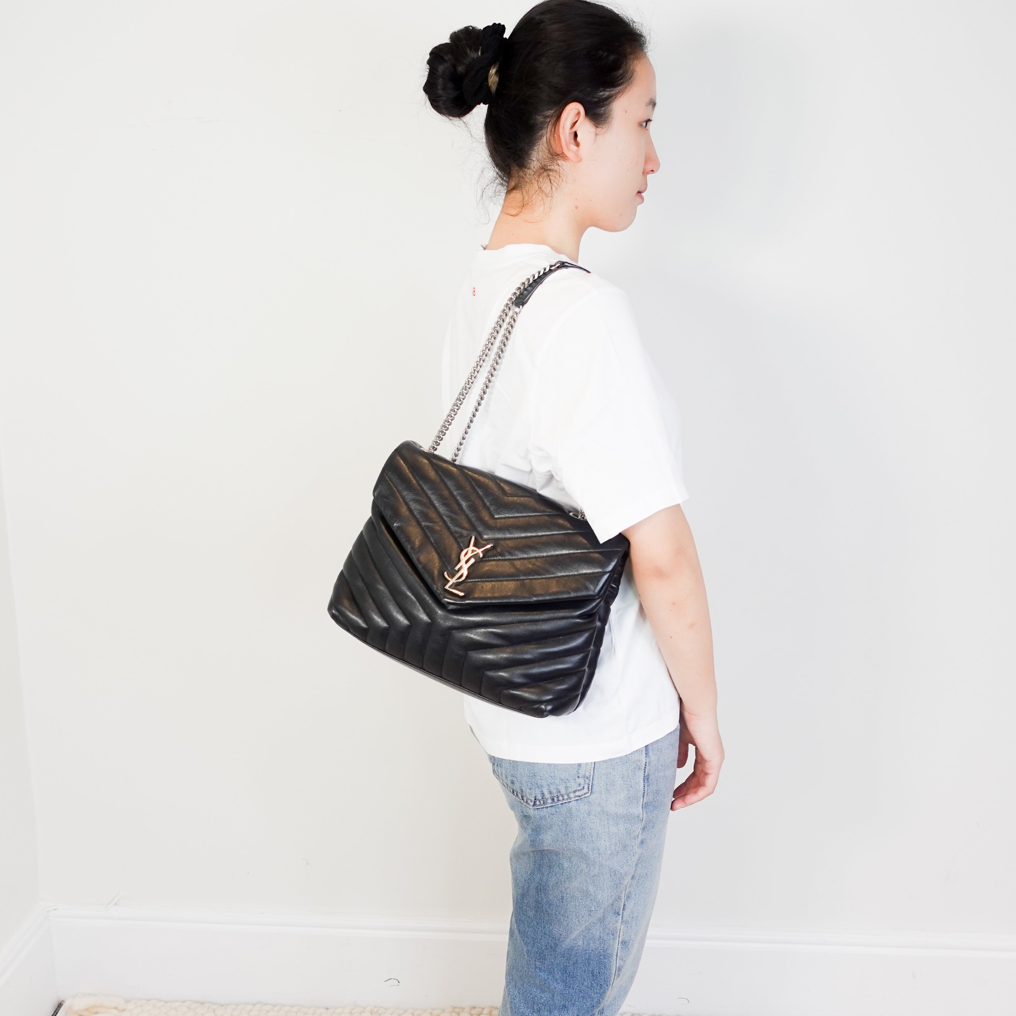 CURRENT SEASON Saint Laurent Loulou Large Bag RRP £2615 | Authentic Preloved