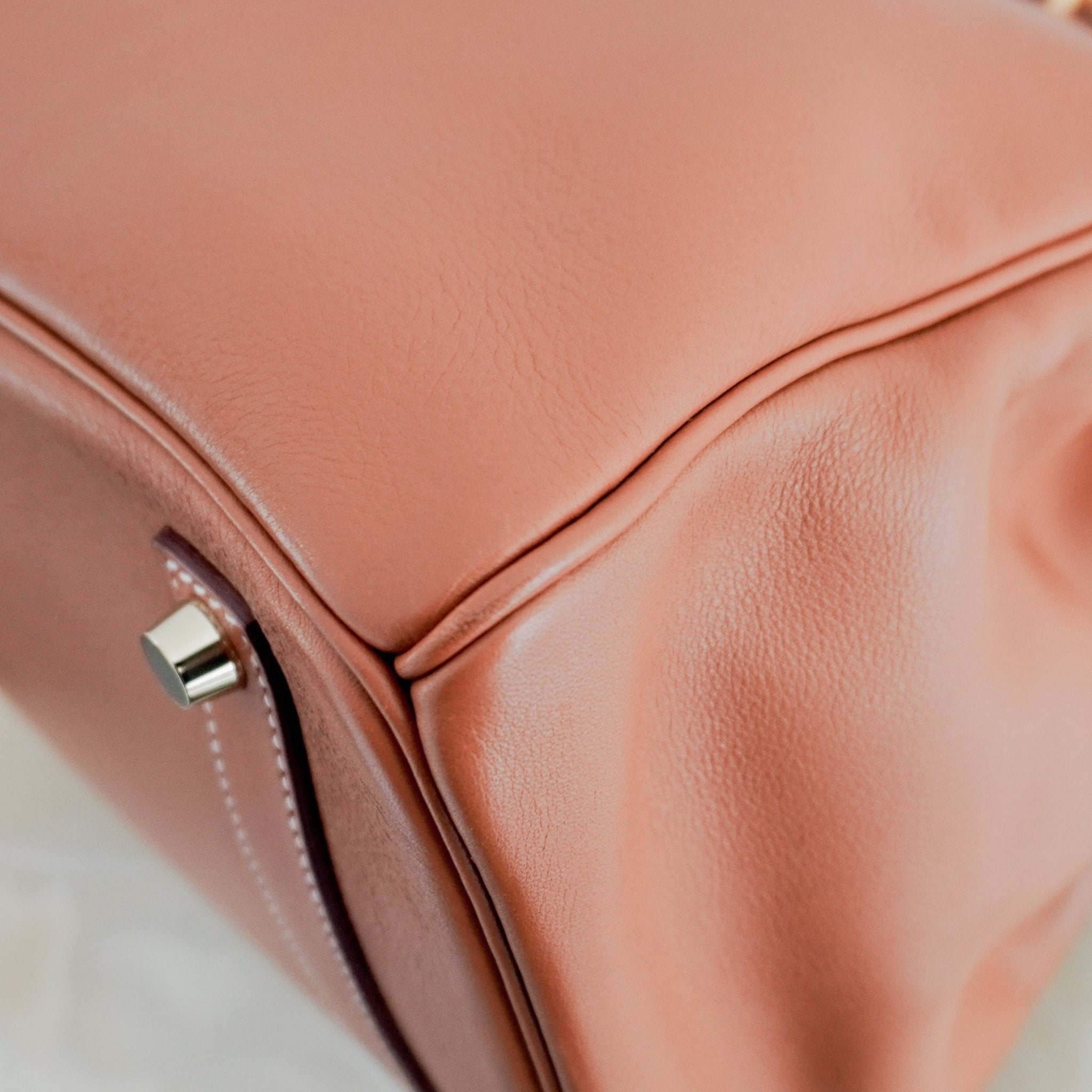 Hermès Birkin 35 Retourne in Gold Swift Leather with Gold Hardware | Authentic Preloved - Reloved Again