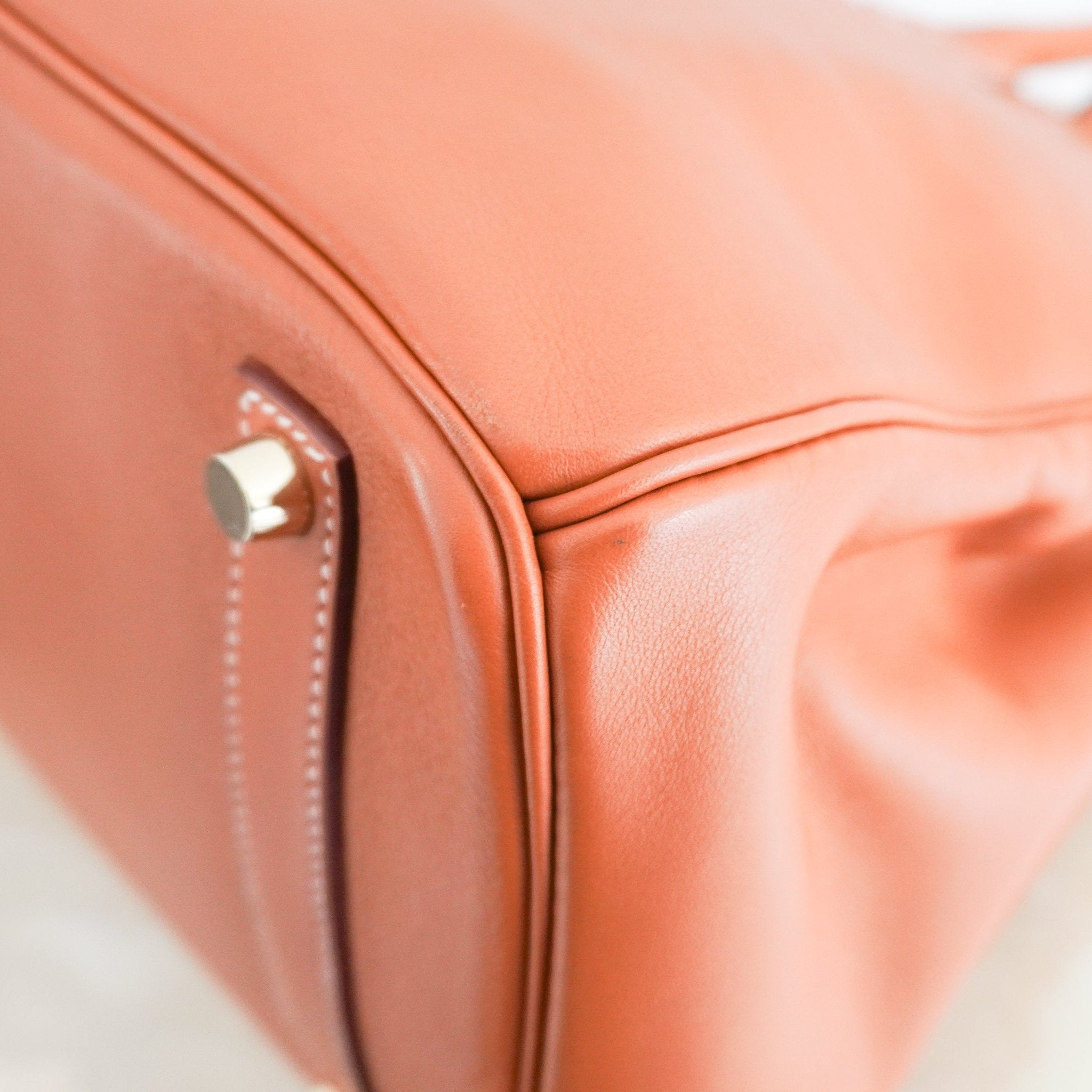 Hermès Birkin 35 Retourne in Gold Swift Leather with Gold Hardware | Authentic Preloved - Reloved Again