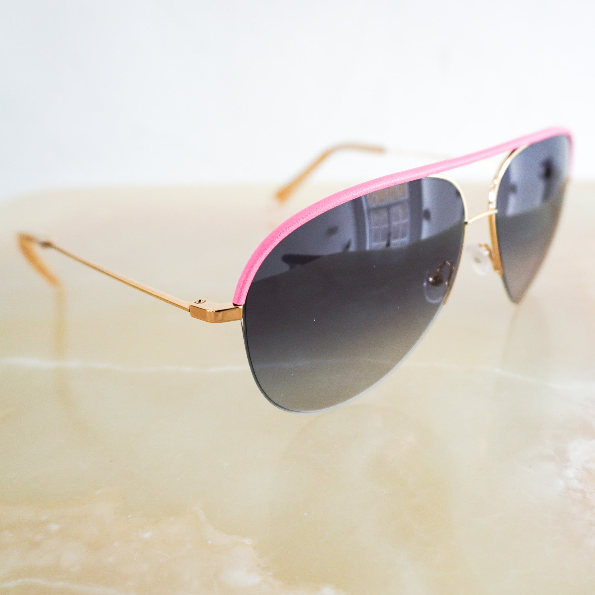 Victoria Beckham Pink Aviator Sunglasses | Authentic Preloved FINAL SALE - Reloved Again
