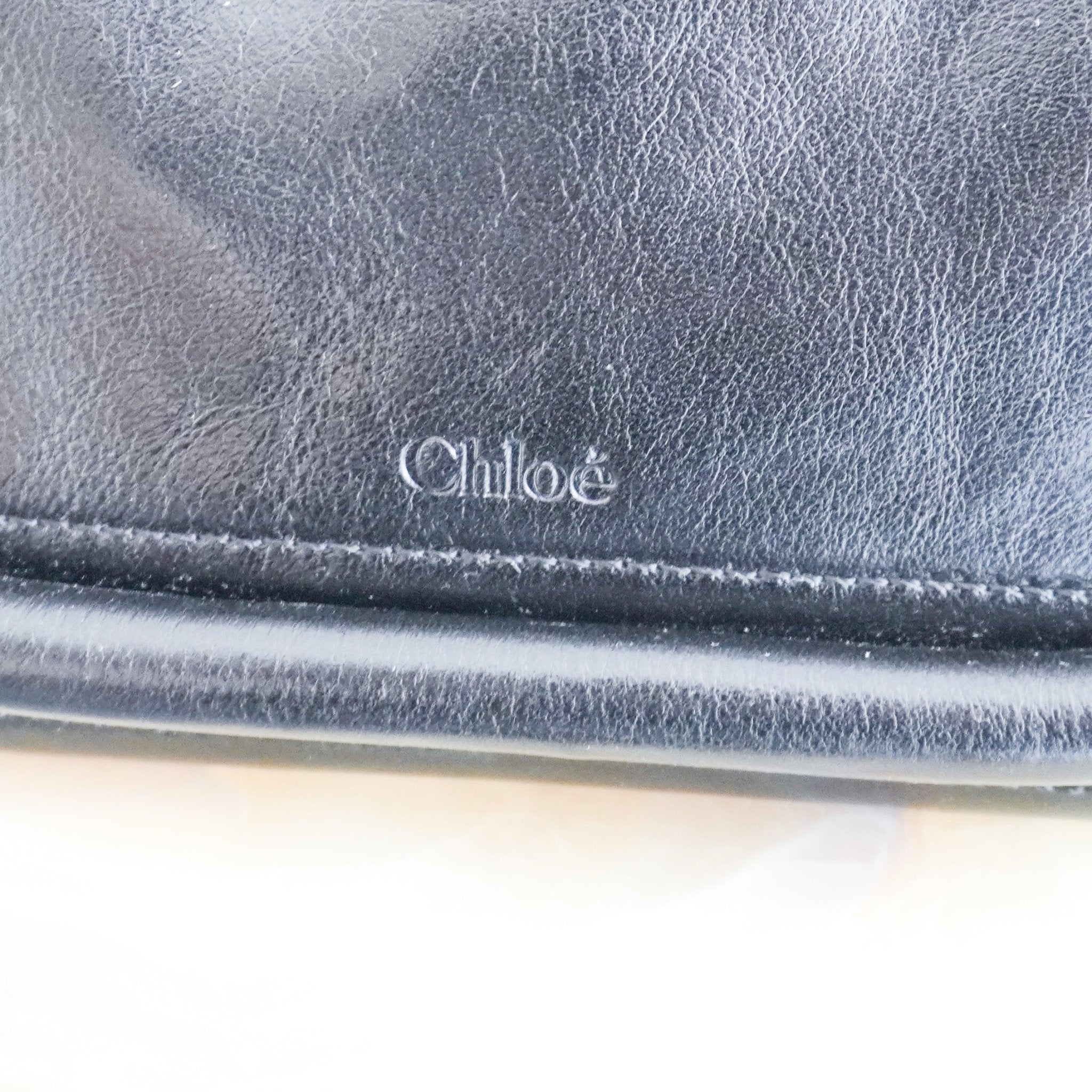 Chloé Black Small Paraty 24 Tote Bag in Calfskin Leather (RRP £1130) | Authentic Preloved - Reloved Again