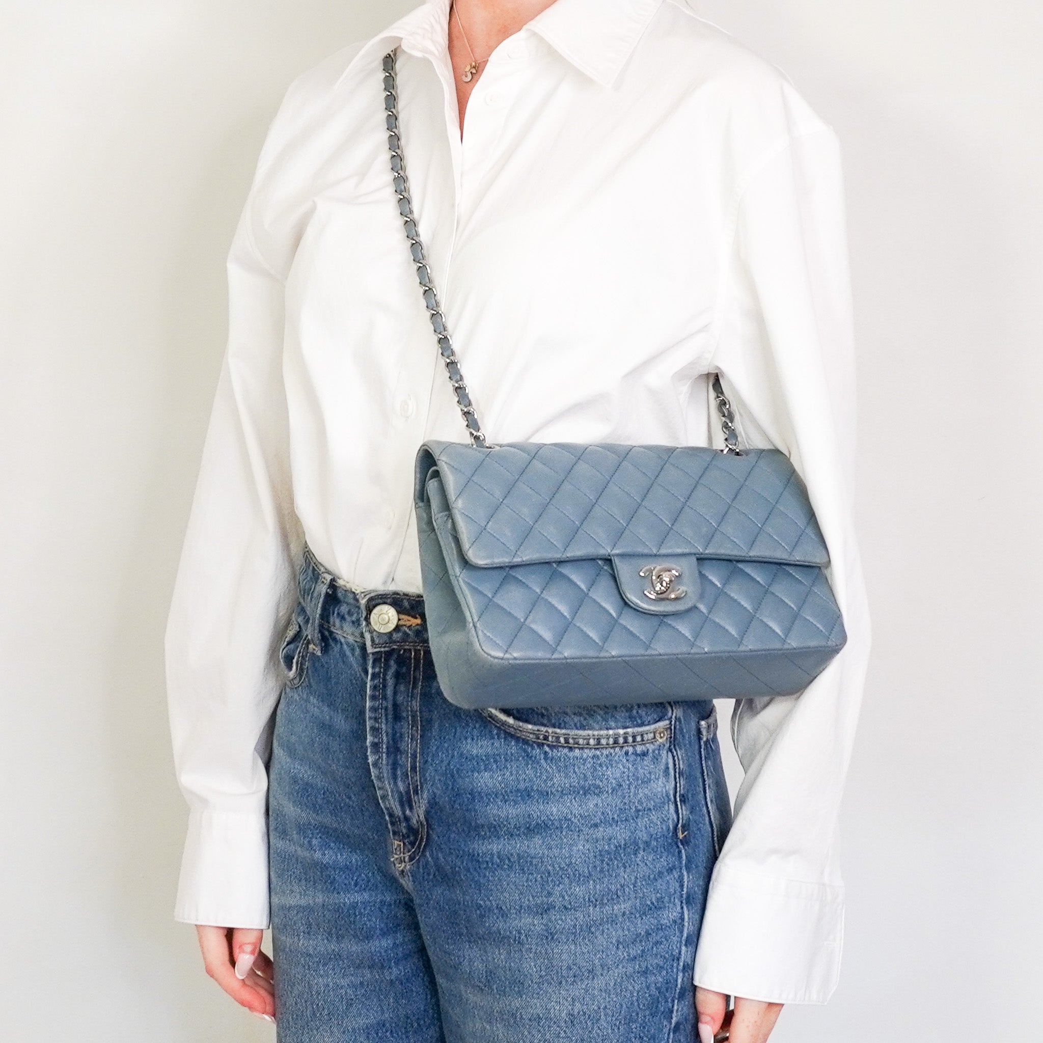 Chanel Classic 11.12 Medium Handbag in Lambskin Leather RRP £9,090 | Authentic Preloved