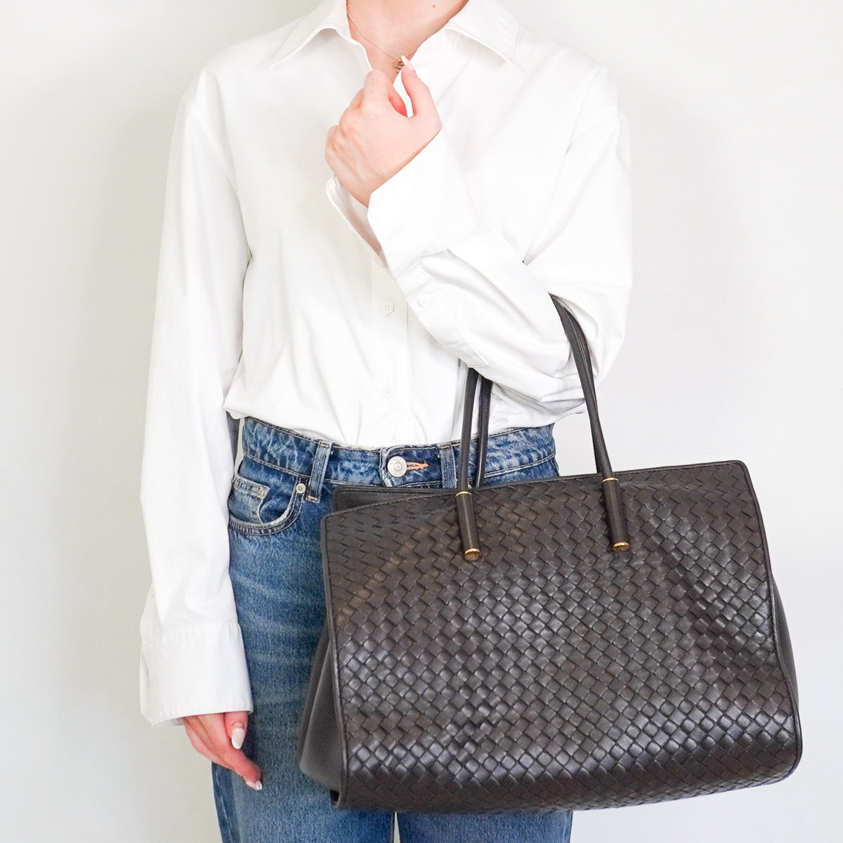 Bottega Veneta Barbara Tote in Espresso RRP £4300 | Authentic Preloved