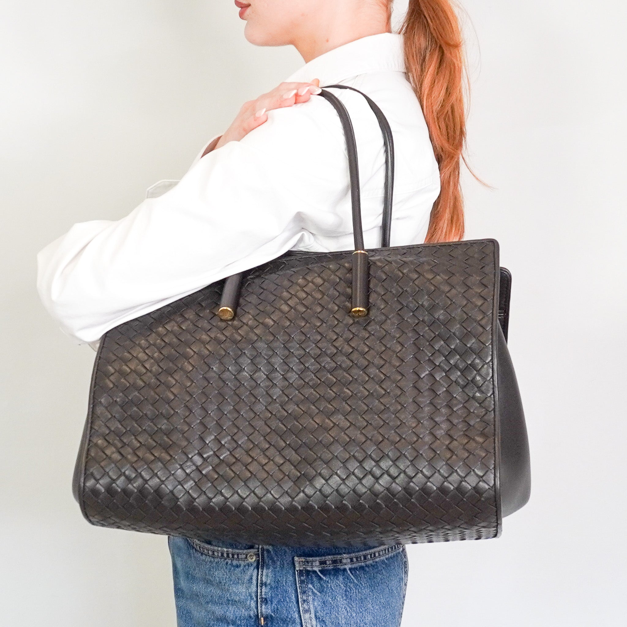 Bottega Veneta Barbara Tote in Espresso RRP £4300 | Authentic Preloved