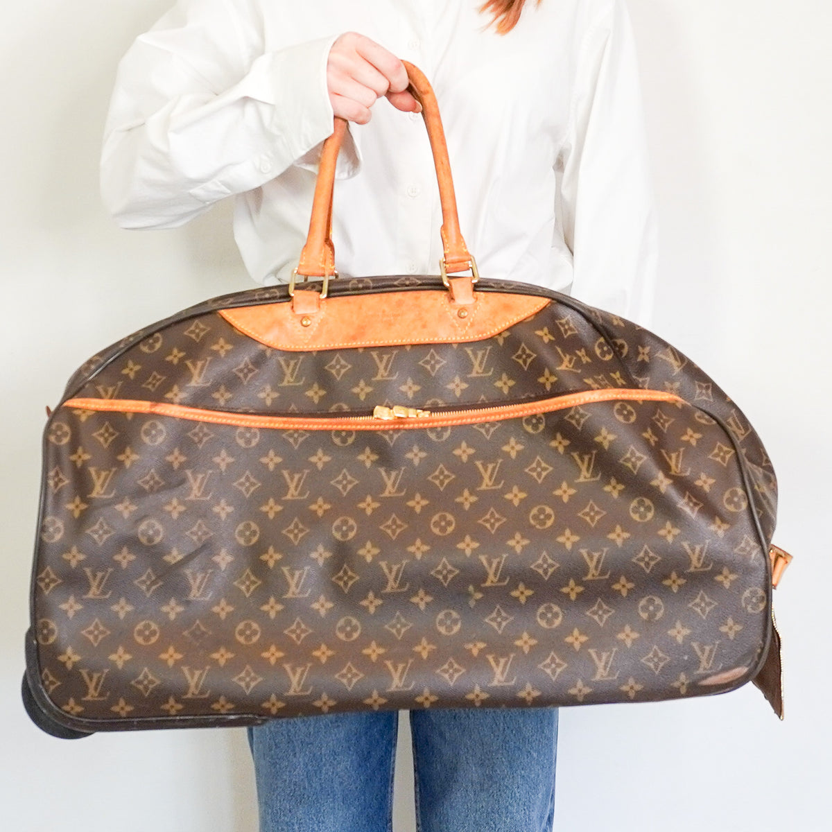 Louis Vuitton Monogram Canvas Eole 60 Rolling Luggage Bag (RRP £2000) | Authentic Preloved