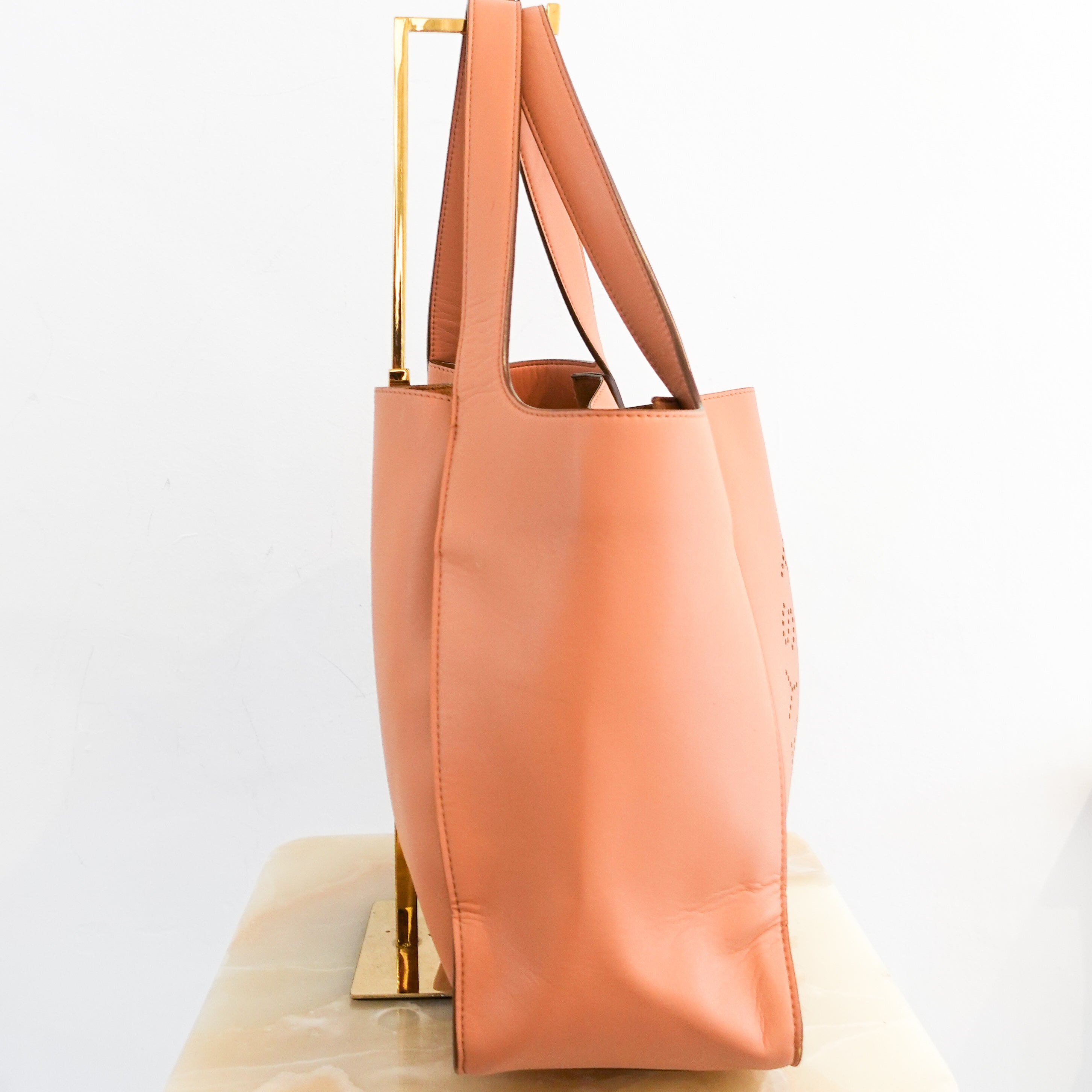Stella McCartney Camel Brown Logo Large Tote Bag RRP £850 | Authentic Preloved