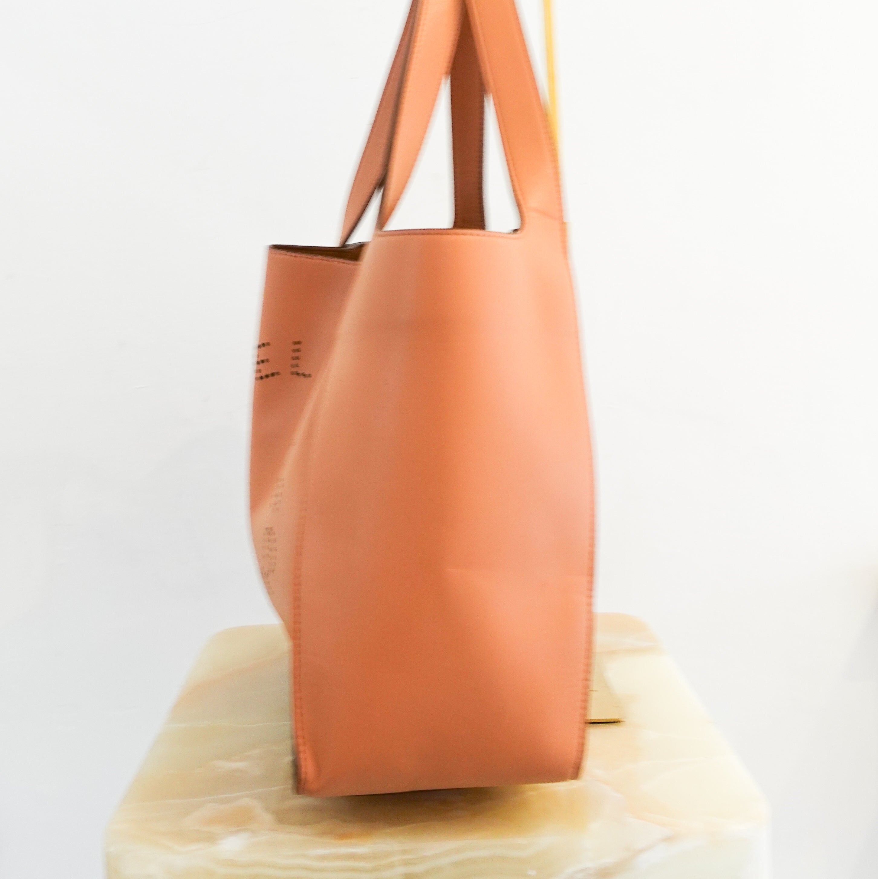 Stella McCartney Camel Brown Logo Large Tote Bag RRP £850 | Authentic Preloved