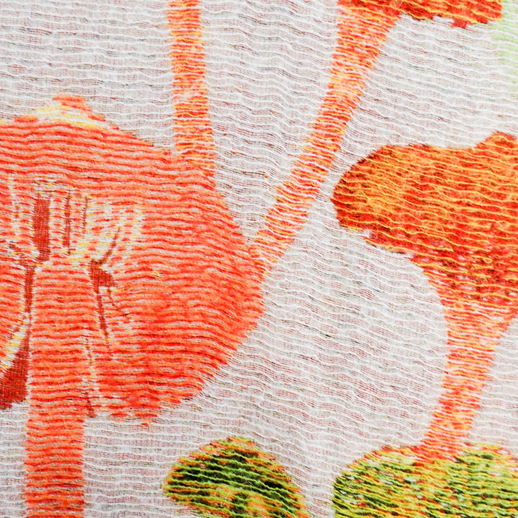 Alexander McQueen Multicolour Mushroom Wool Scarf RRP £700 | Authentic Preloved - Reloved Again
