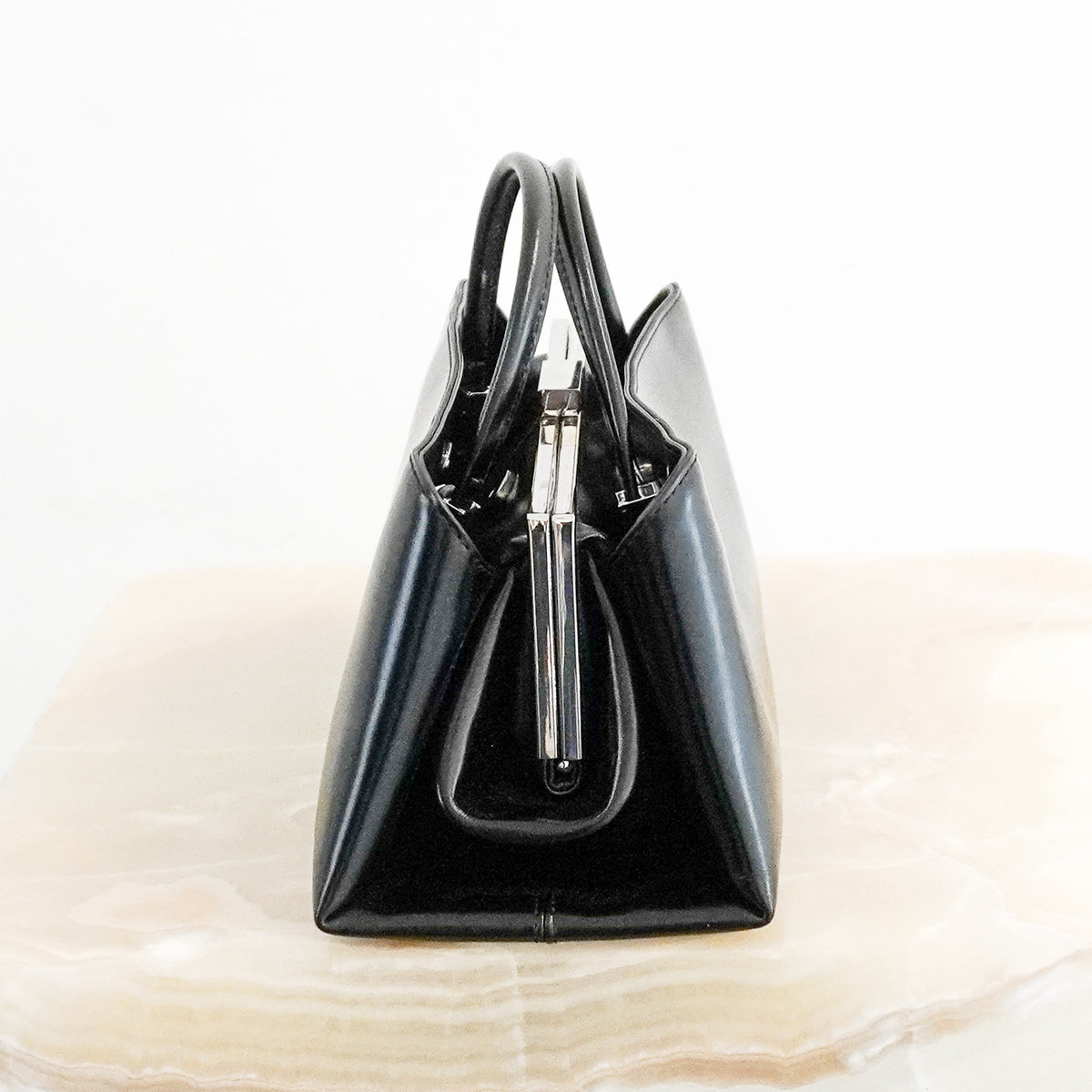 Verafied Noir Eclair Bag Interchangable Strap BLACK RRP £370 | Authentic Preloved
