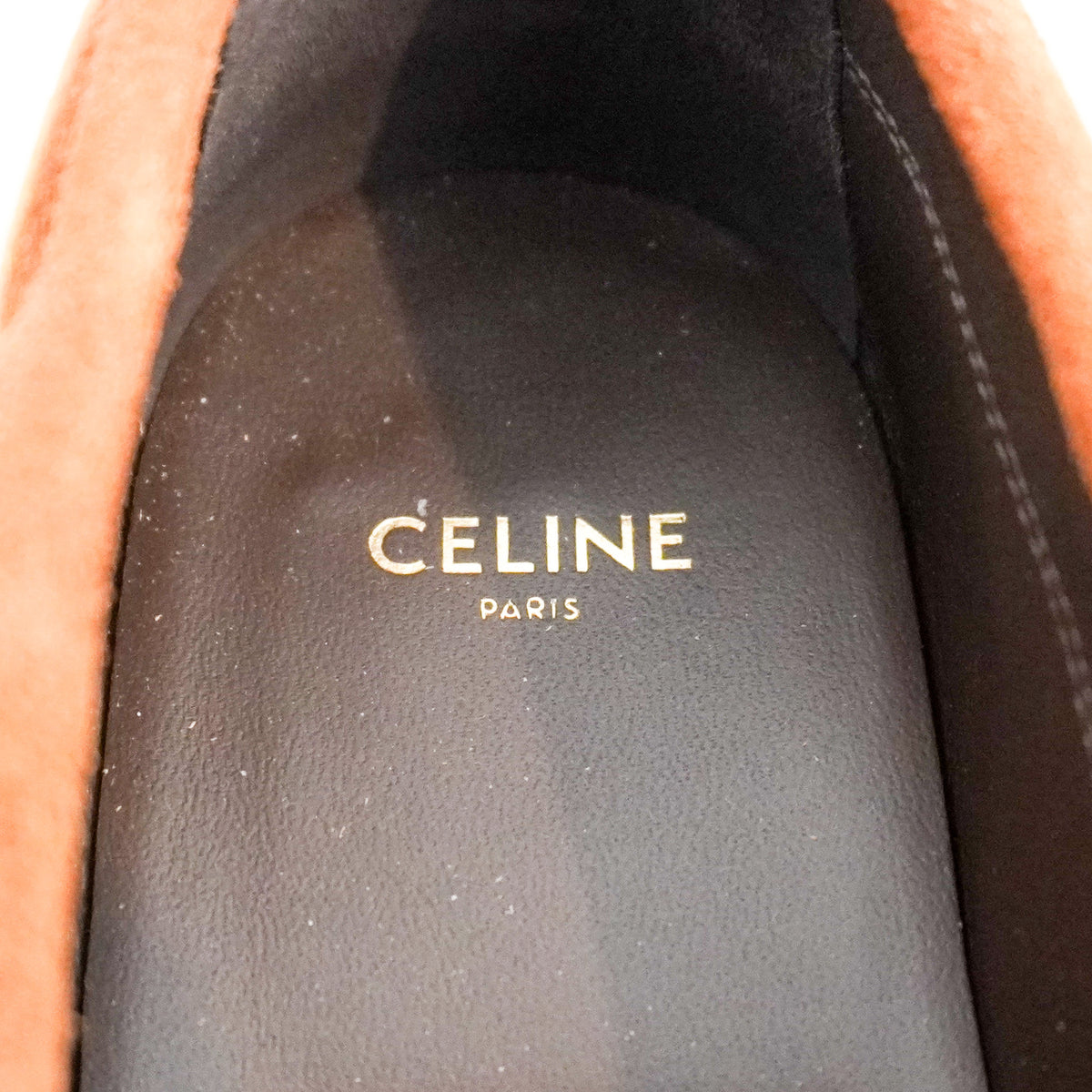 Celine Boat Shoe 15 MM in Suede Calfskin (RRP £730) |Authentic Preloved