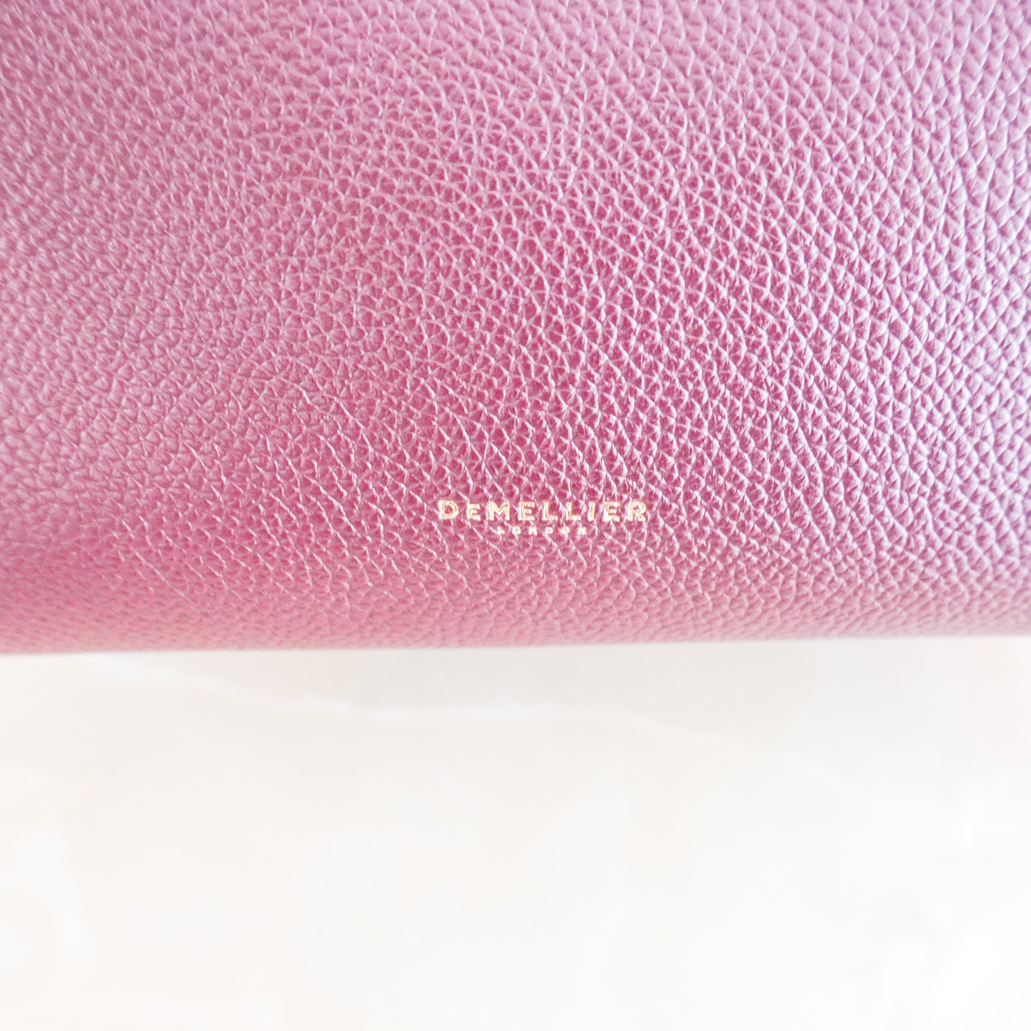 NEW Demellier The Midi New York Bag in Burgundy Grained Leather (RRP £475) | Authentic Preloved - Reloved Again