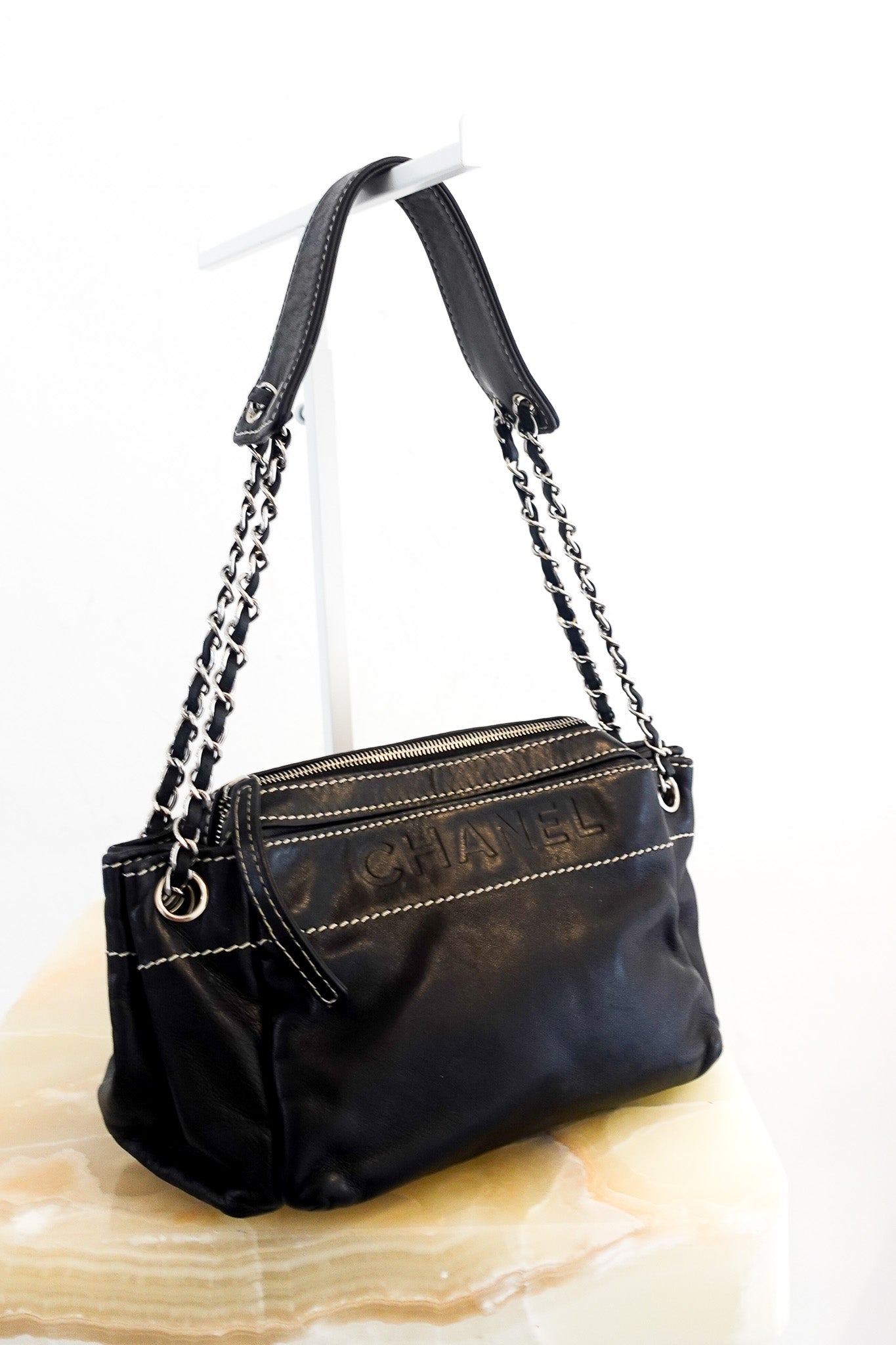 Chanel Wild Stitch Bag in Black RRP £1000 | Authentic Preloved