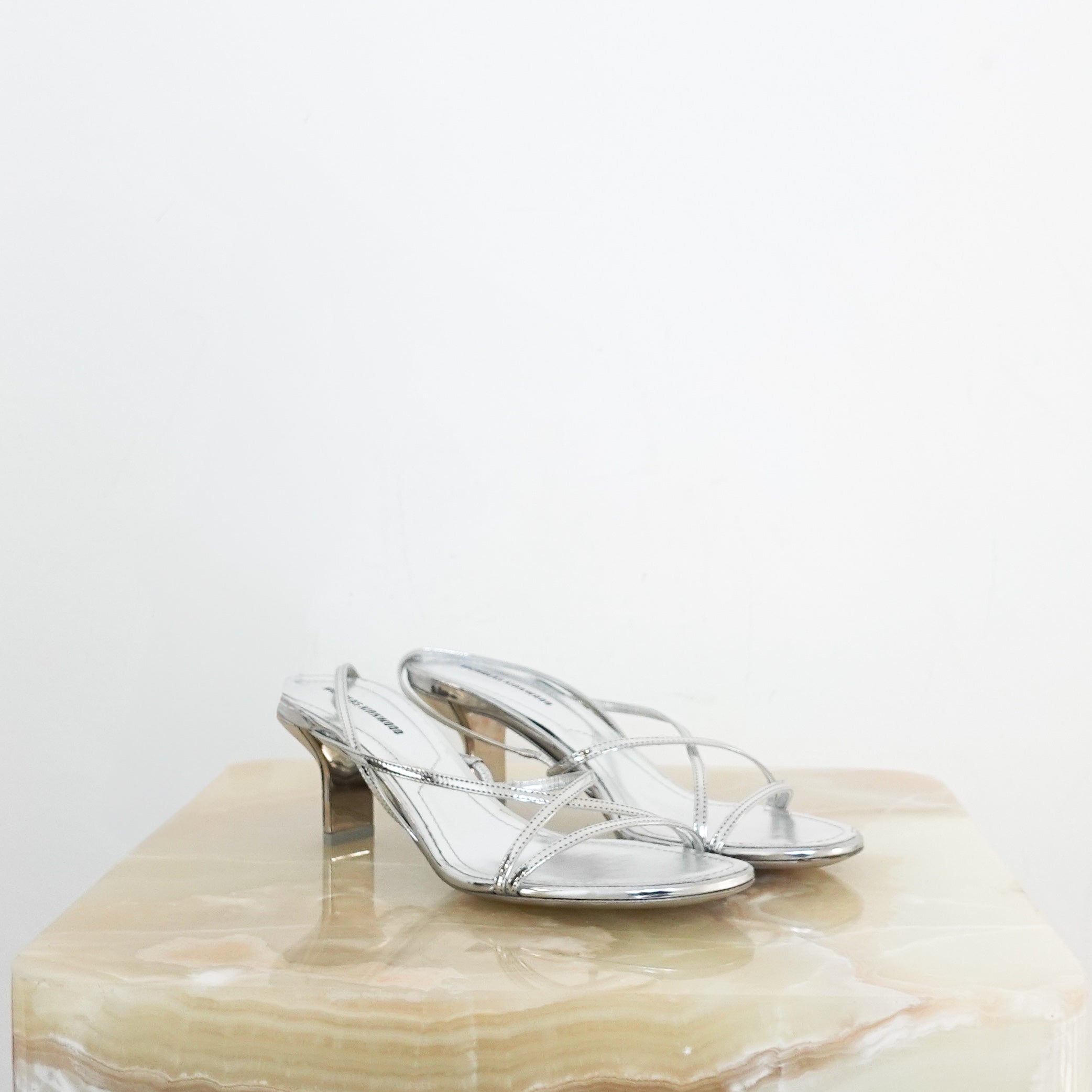 Silver Heels RRP £700- OUTLET