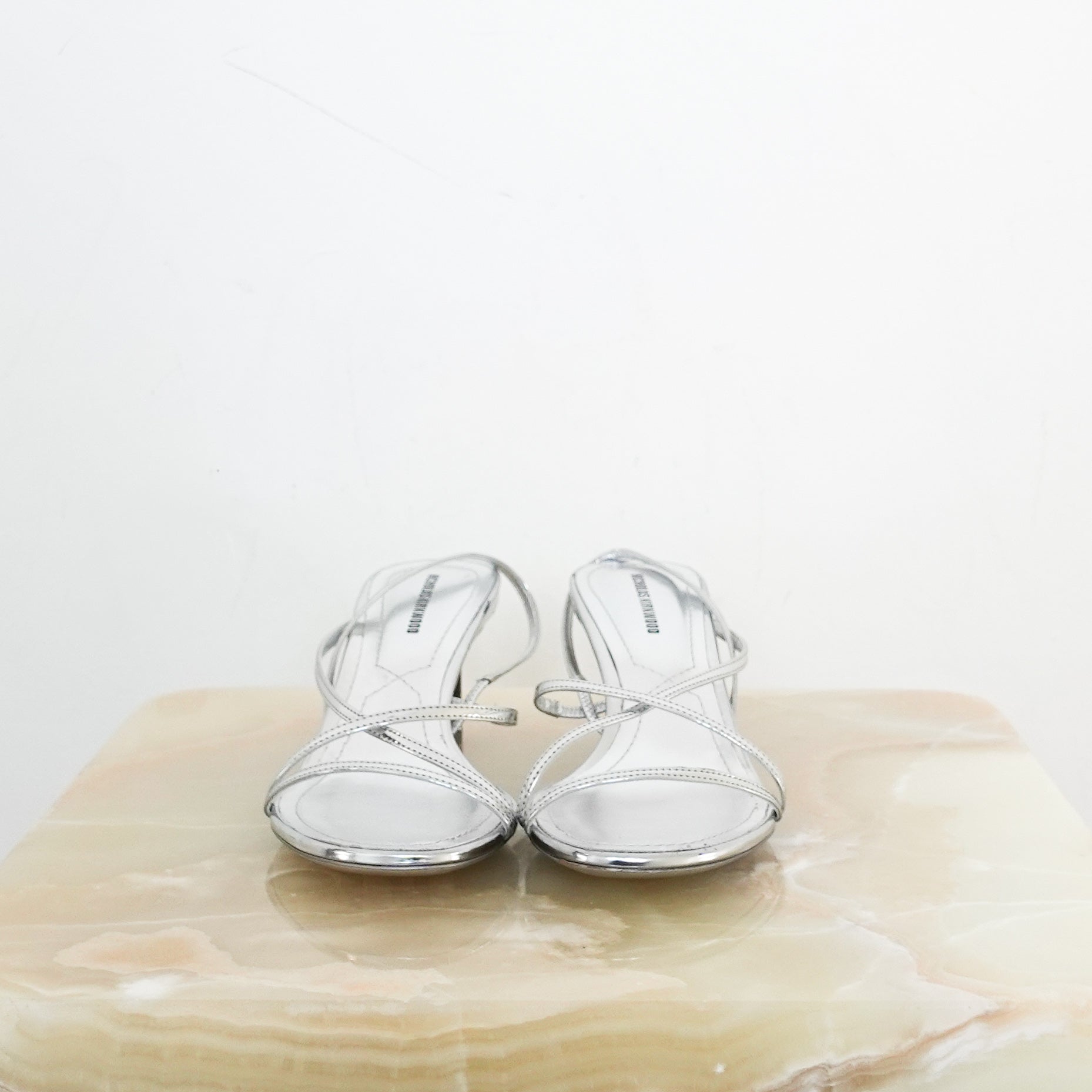 Silver Heels RRP £700- OUTLET