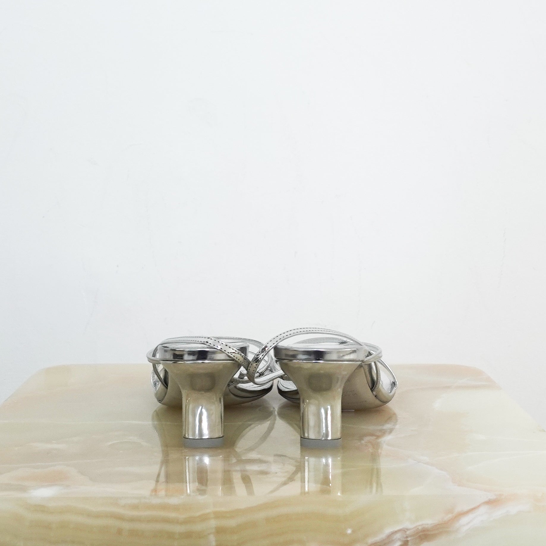 Silver Heels RRP £700- OUTLET