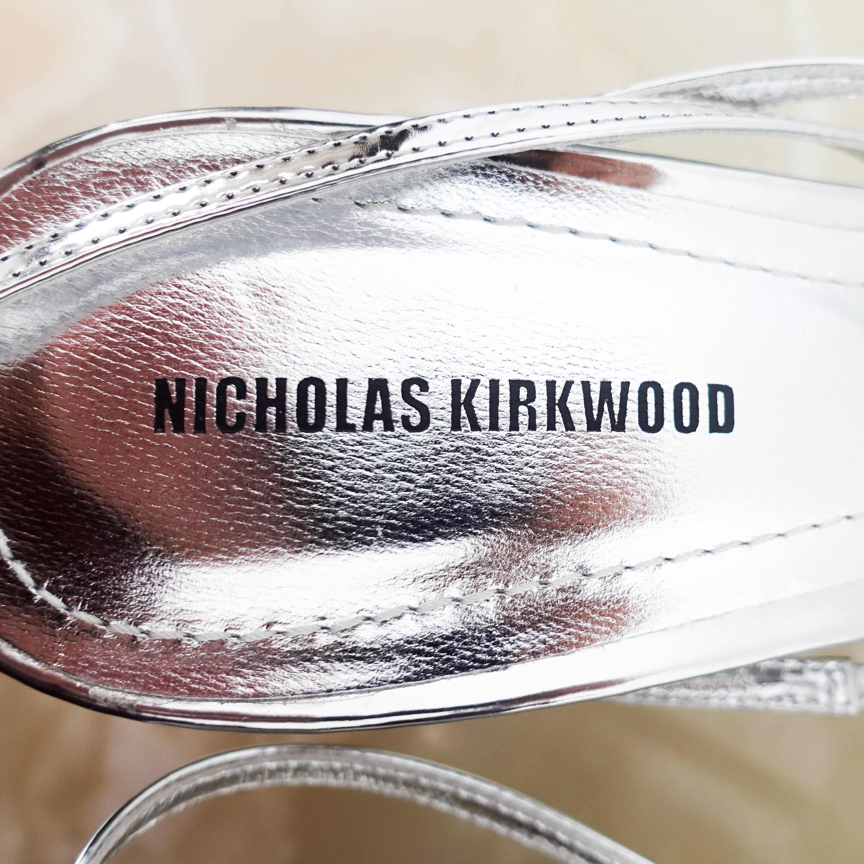 Silver Heels RRP £700- OUTLET