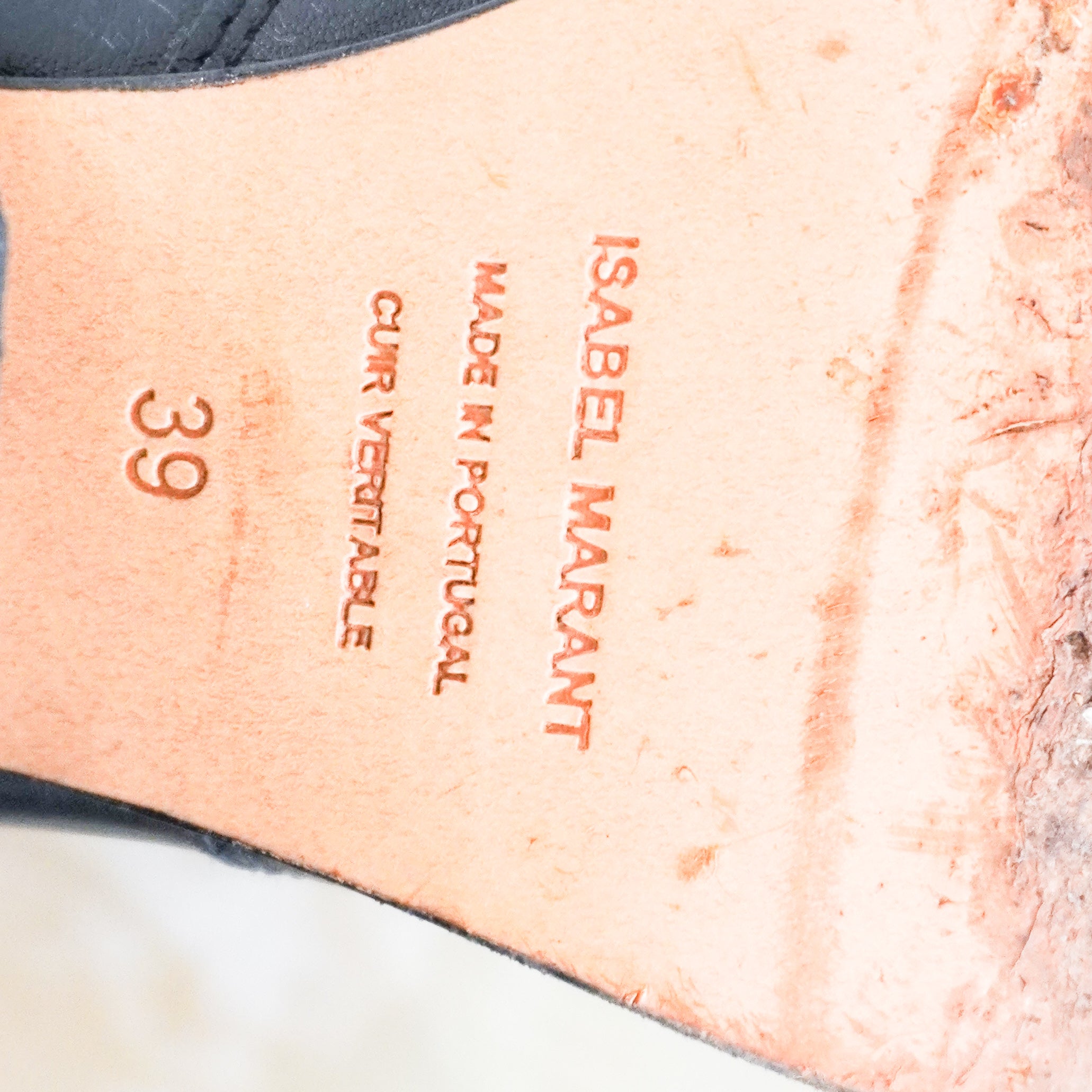 Isabel Marant Black Leather Ankle Boots RRP £500 | Authentic Preloved