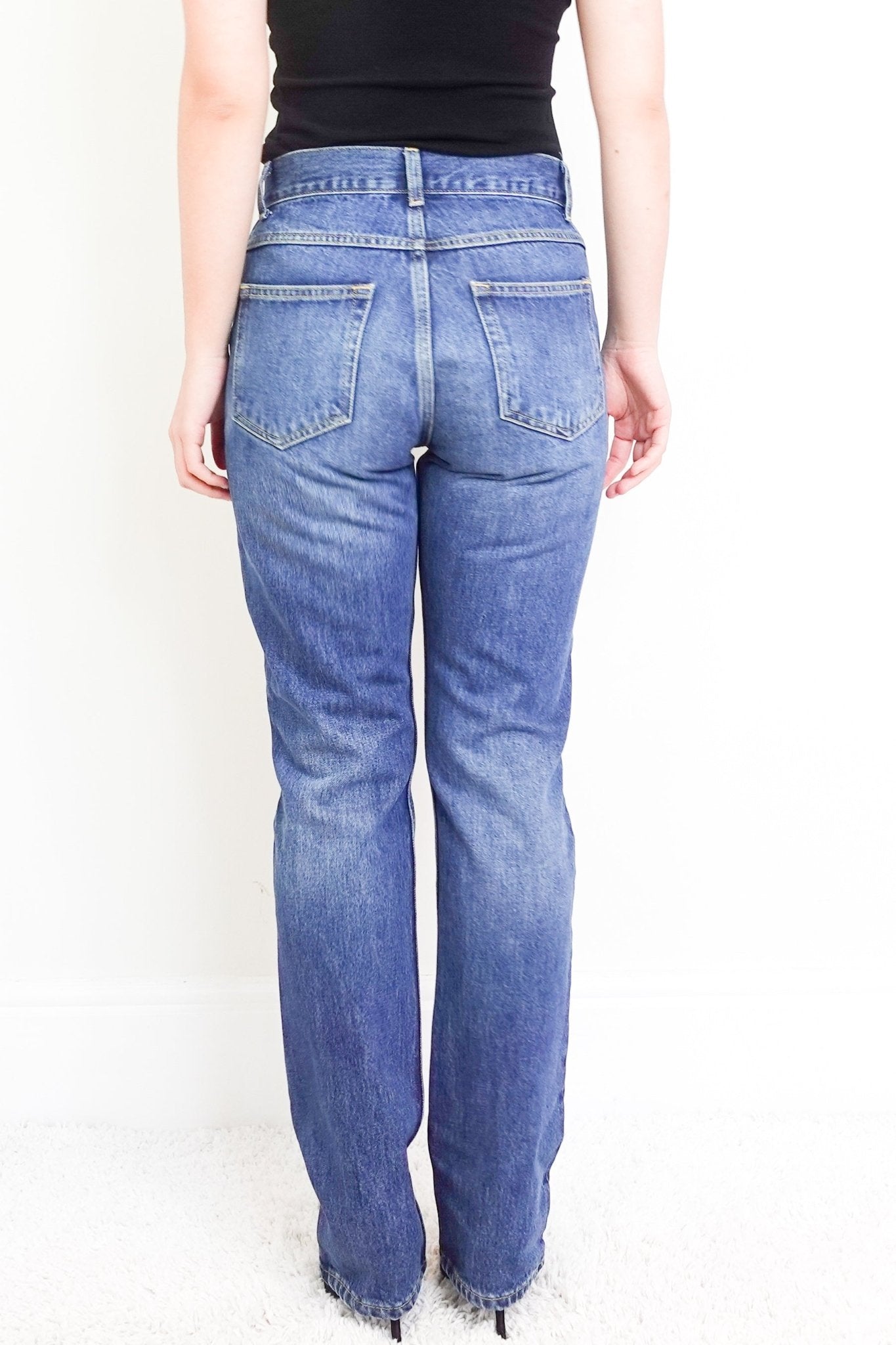 Raey Distressed Jeans RRP £150 | Authentic Preloved - Reloved Again