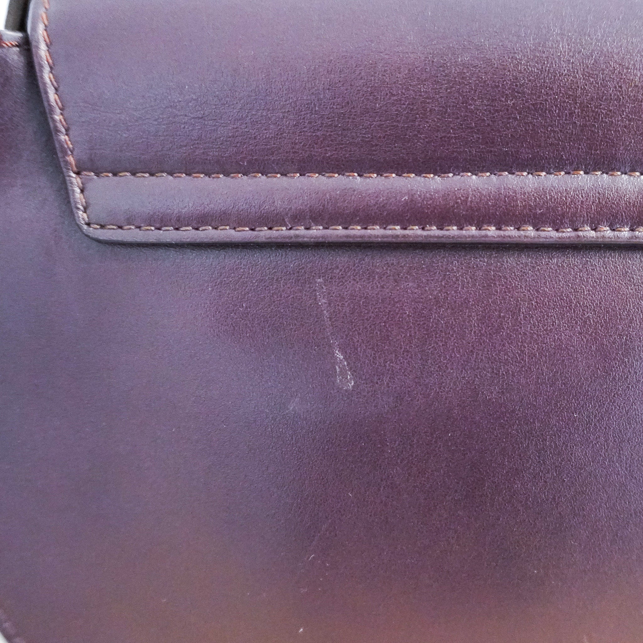 Chloe Tess Small Bag in Dark Burgundy RRP £1700 | Authentic Preloved