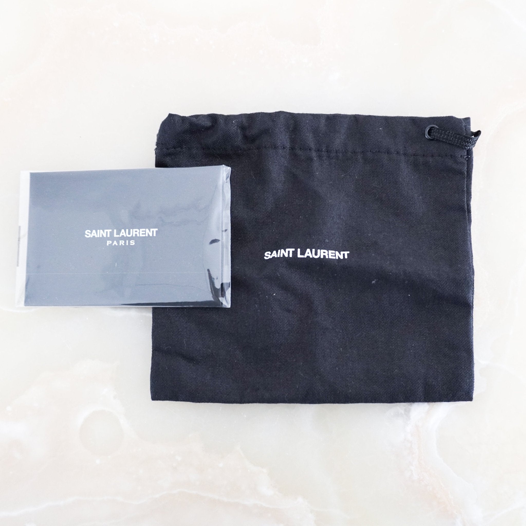 Saint Laurent Black Leather Opyum Bracelet RRP £245 | Authentic Preloved FINAL SALE - Reloved Again