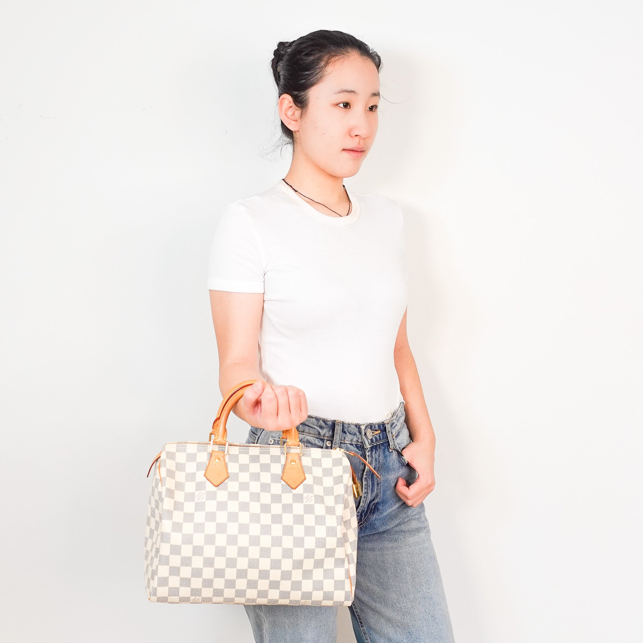 Louis Vuitton Damier Azur Speedy 30 Bag RRP £1390 | Authentic Preloved - Reloved Again